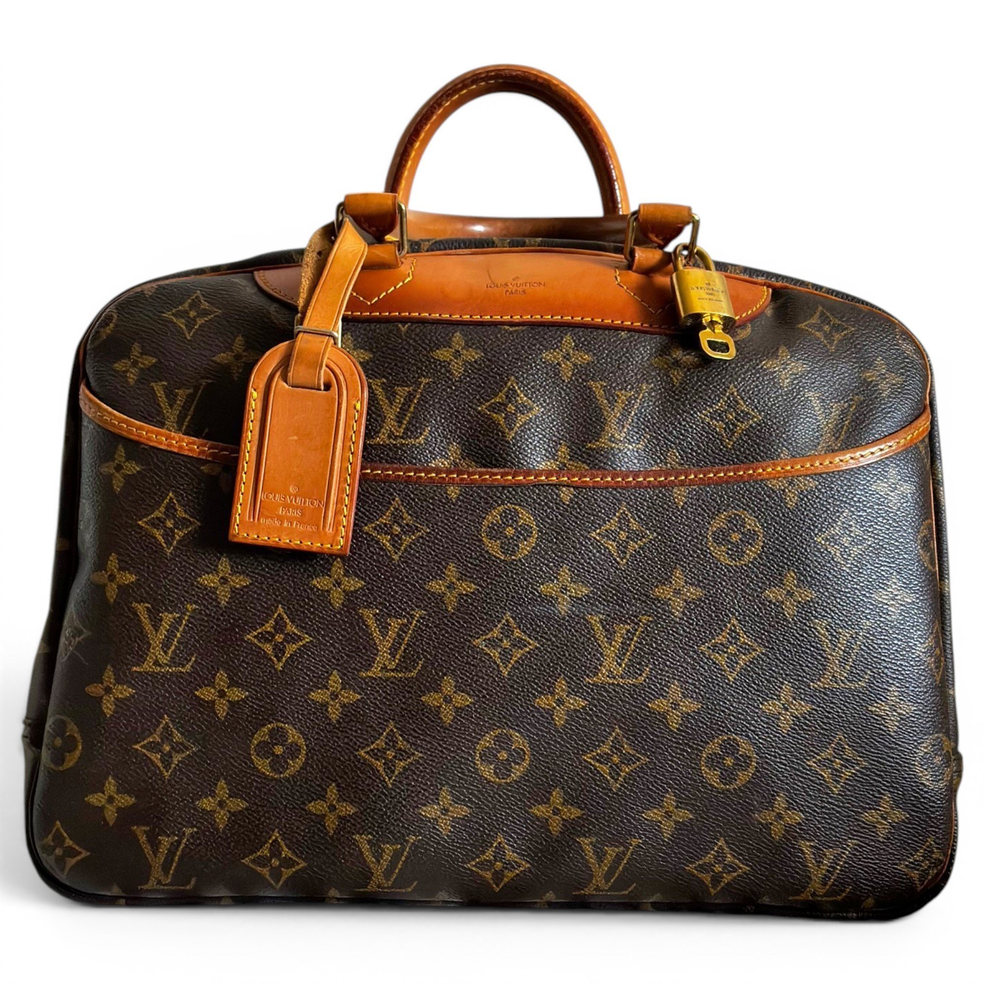 Deauville leather handbag