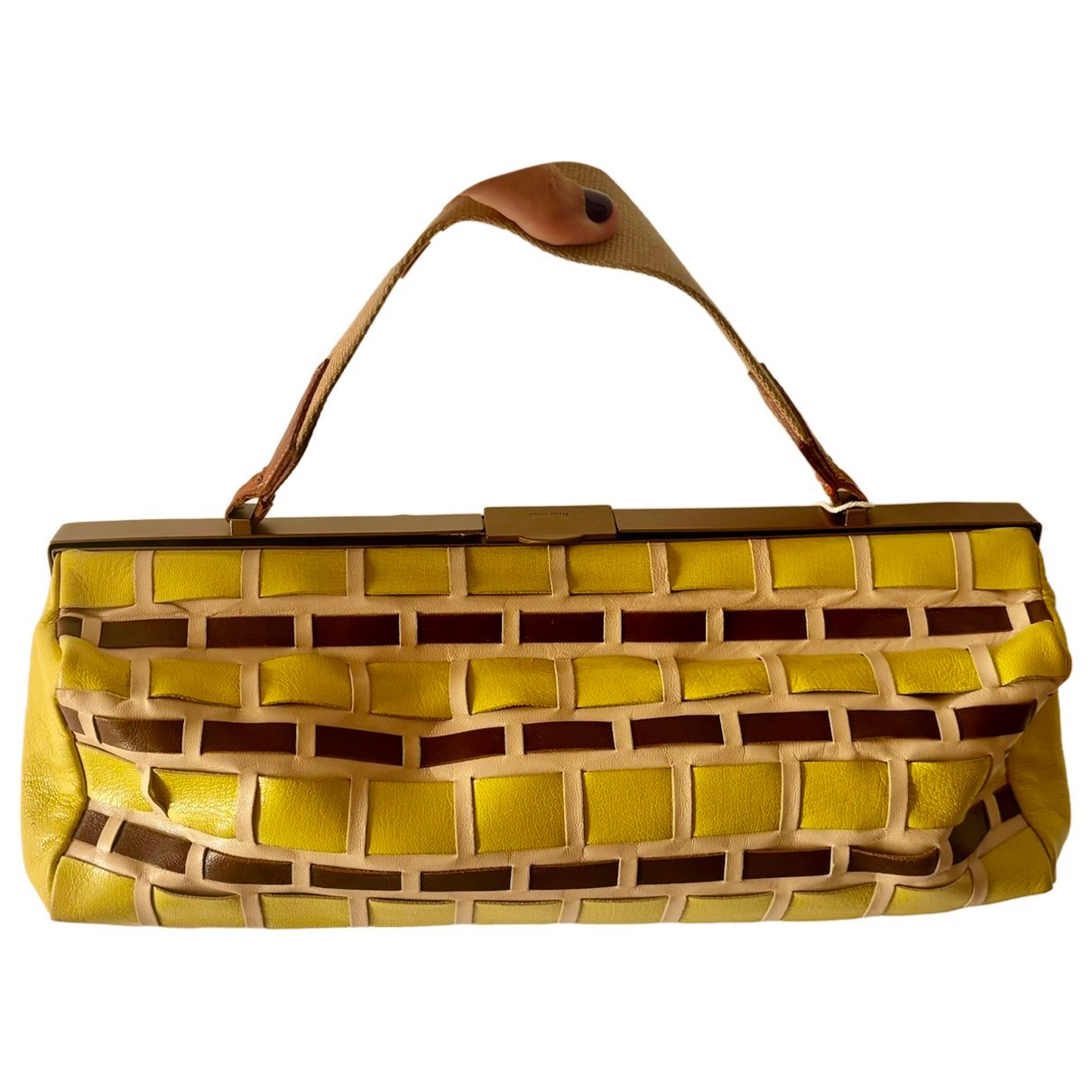 Leather handbag