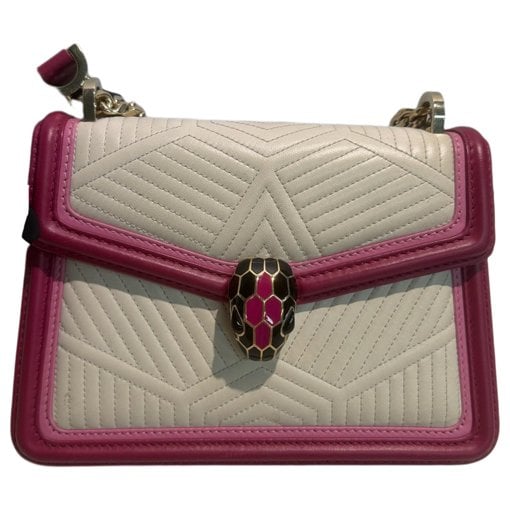 Serpenti leather handbag