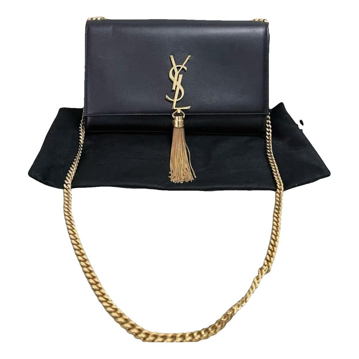 Pompom Kate leather crossbody bag