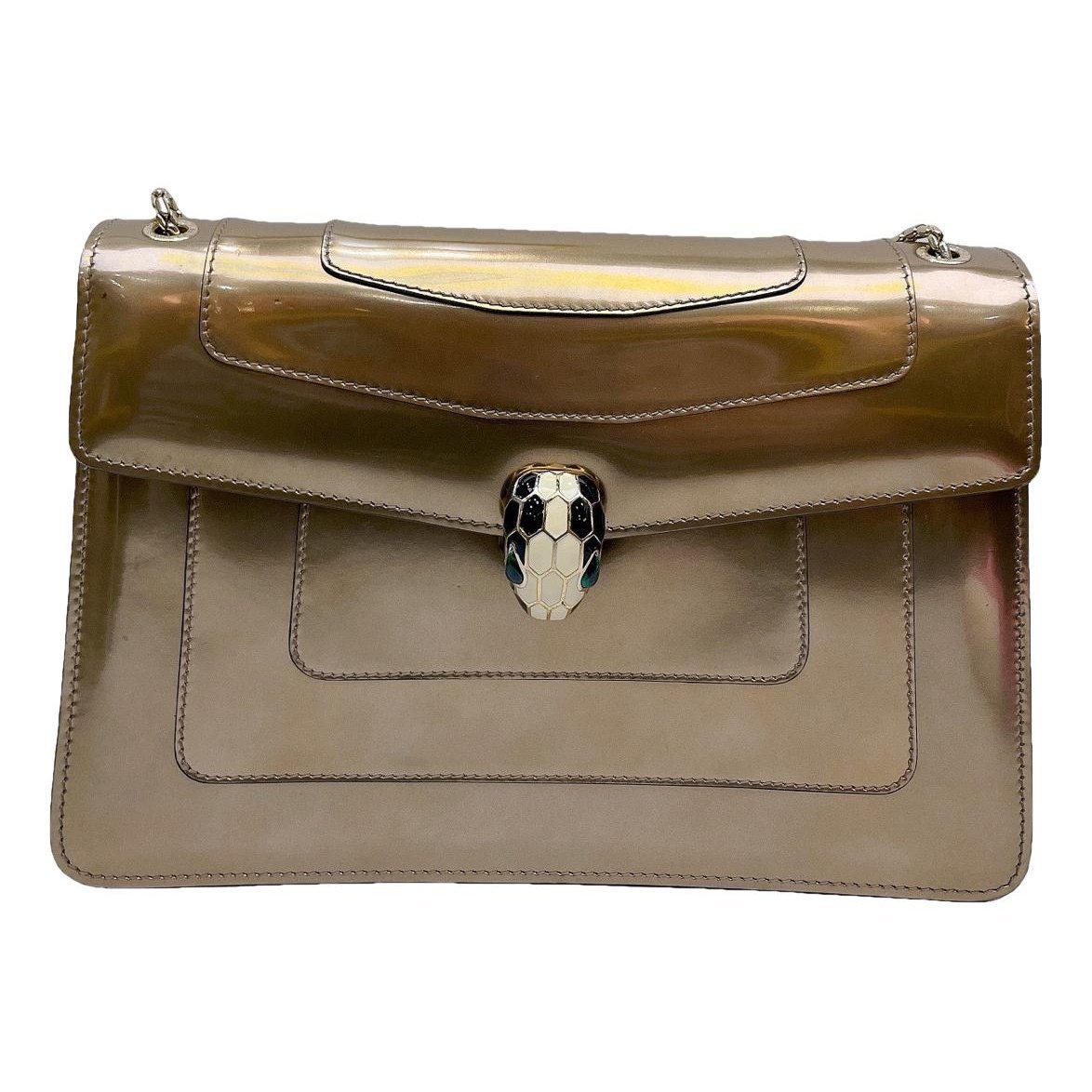 Serpenti leather handbag