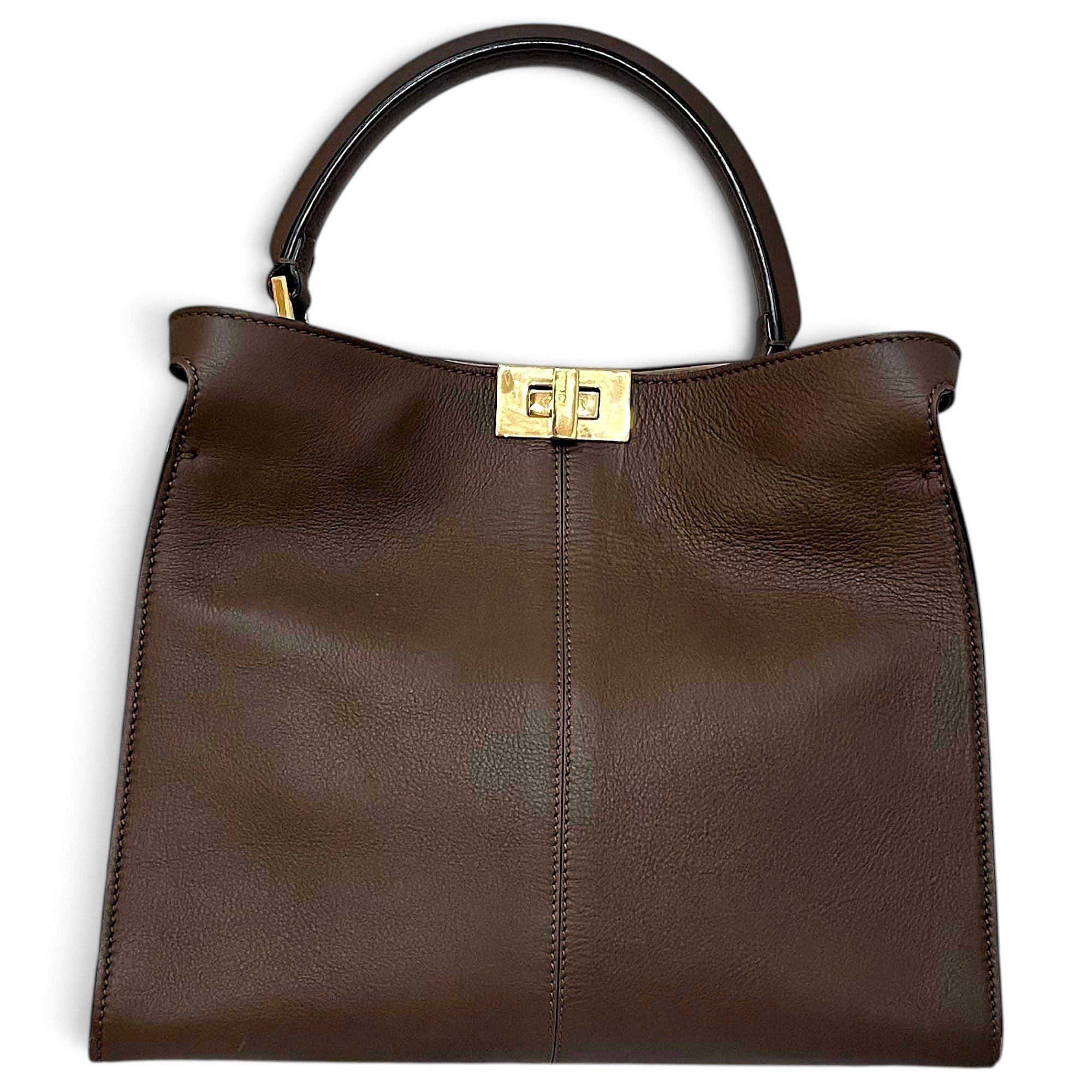 Peekaboo X-Lite leather tote