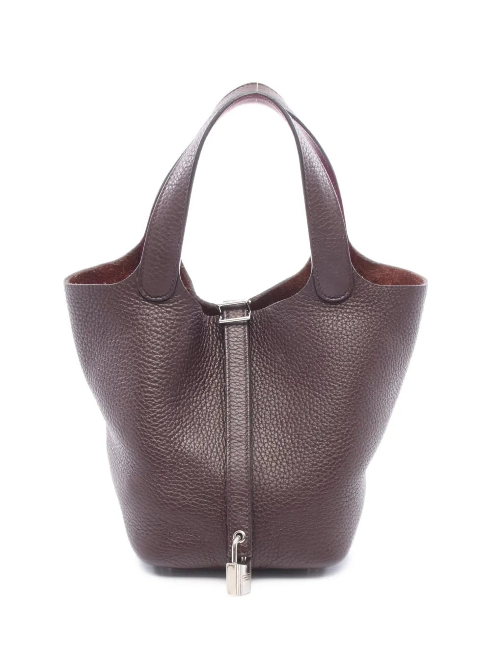 2022 PM Picotin Lock Éclat leather handbag