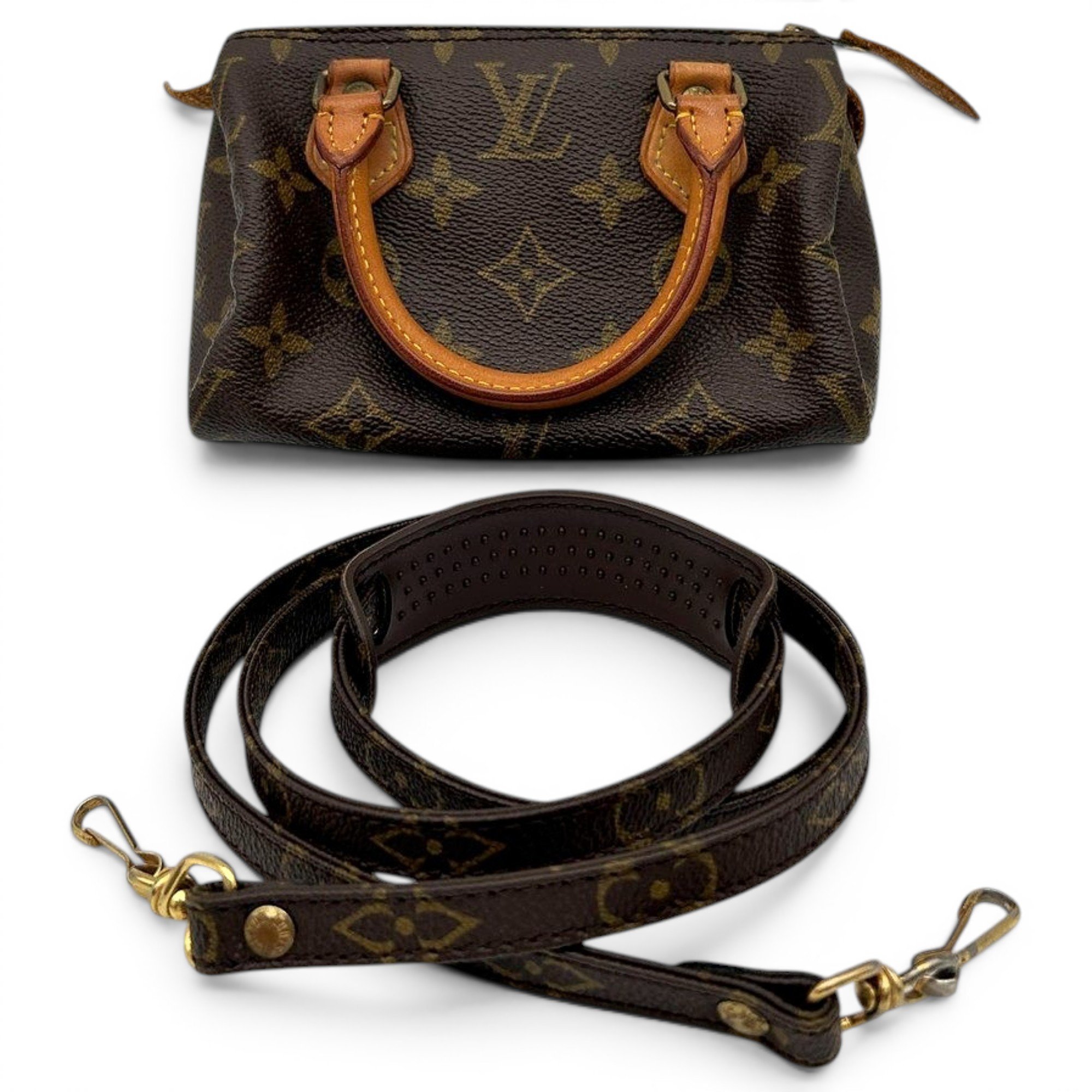 Speedy leather handbag
