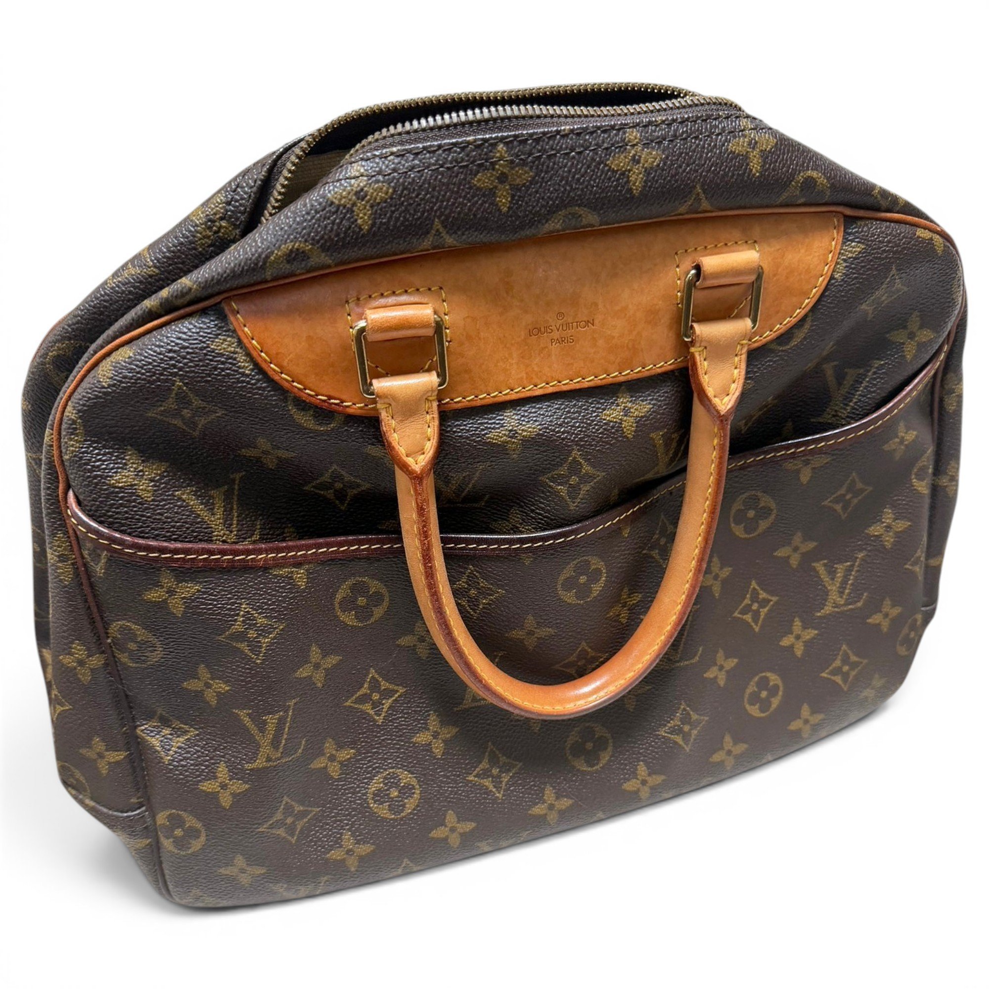 Deauville leather handbag