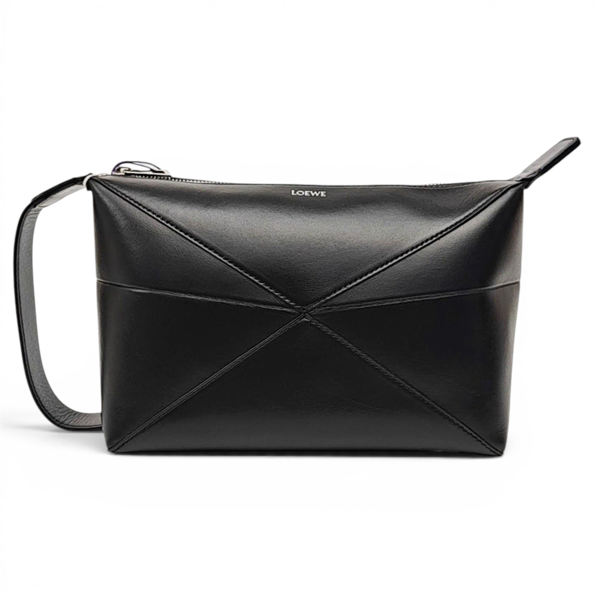 Puzzle Fold leather handbag