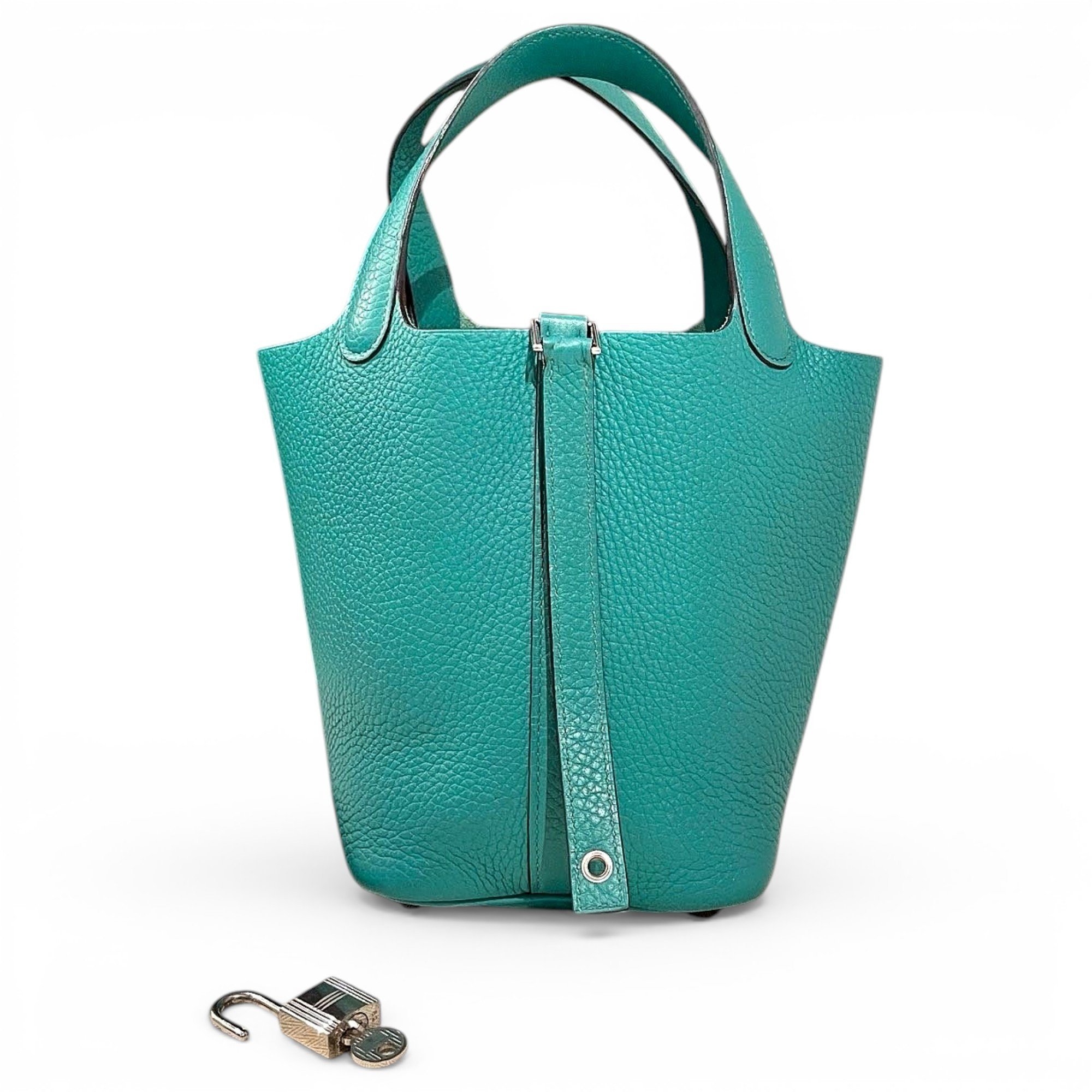 Picotin leather handbag