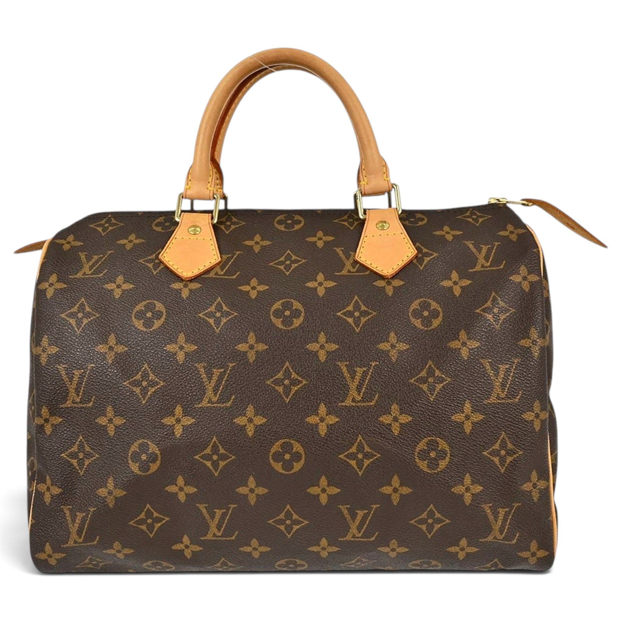 Speedy leather handbag