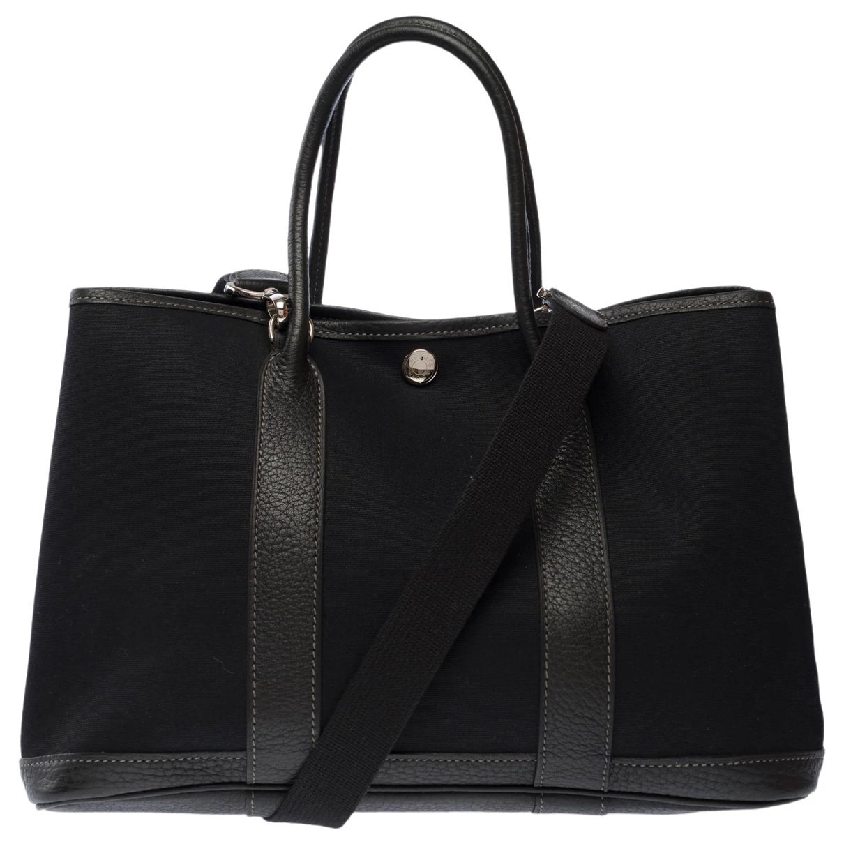 Hermes Garden Party 30 Handbag Black 2007