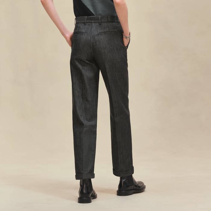 Gris Carbone Straight Leg Pants