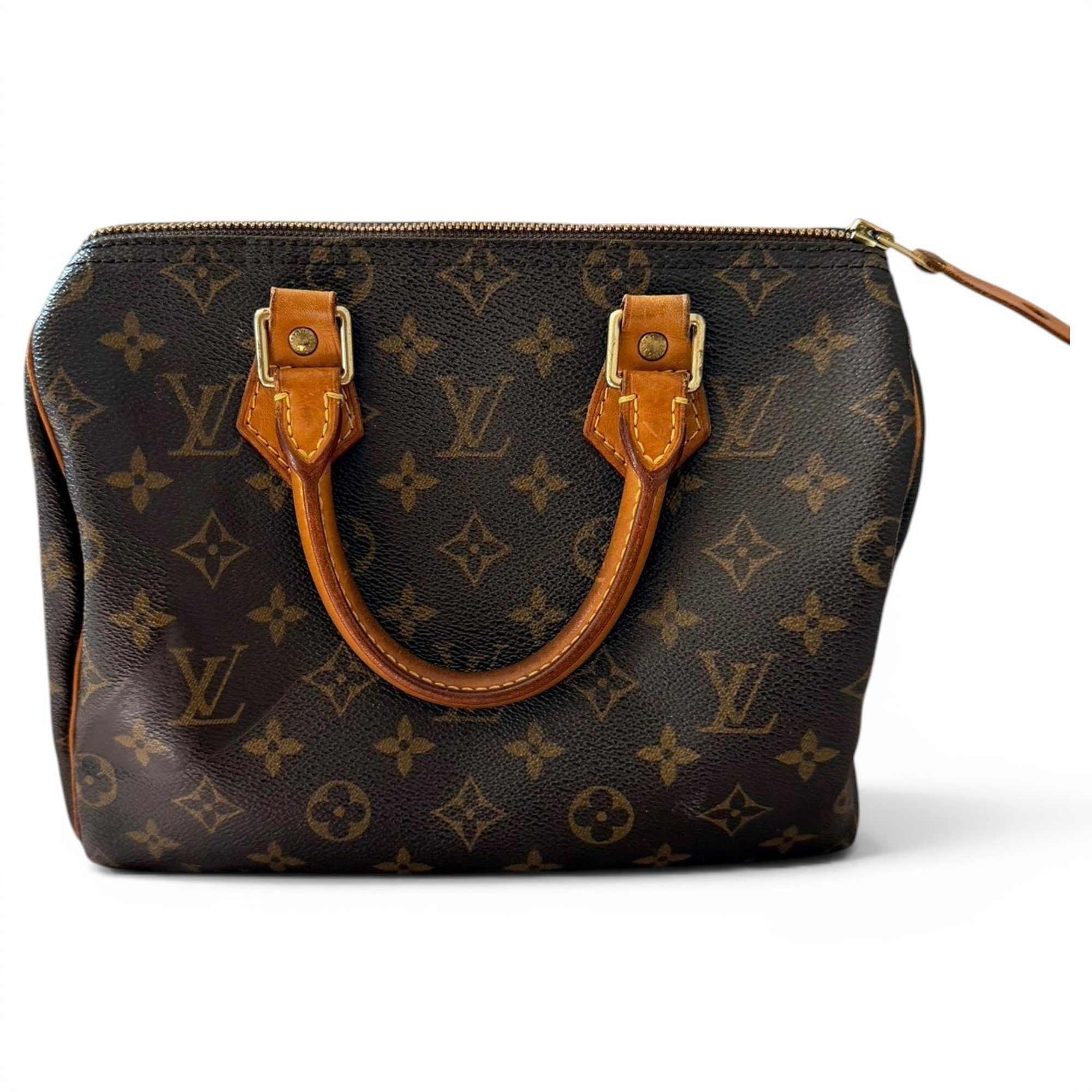 Speedy leather handbag