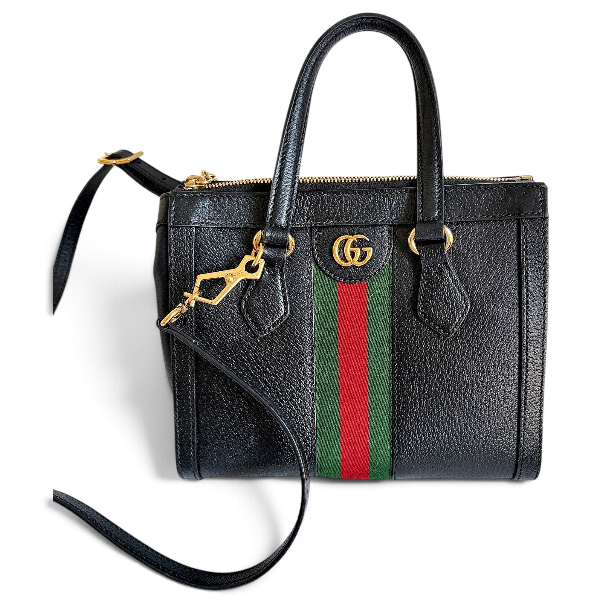 Ophidia leather tote