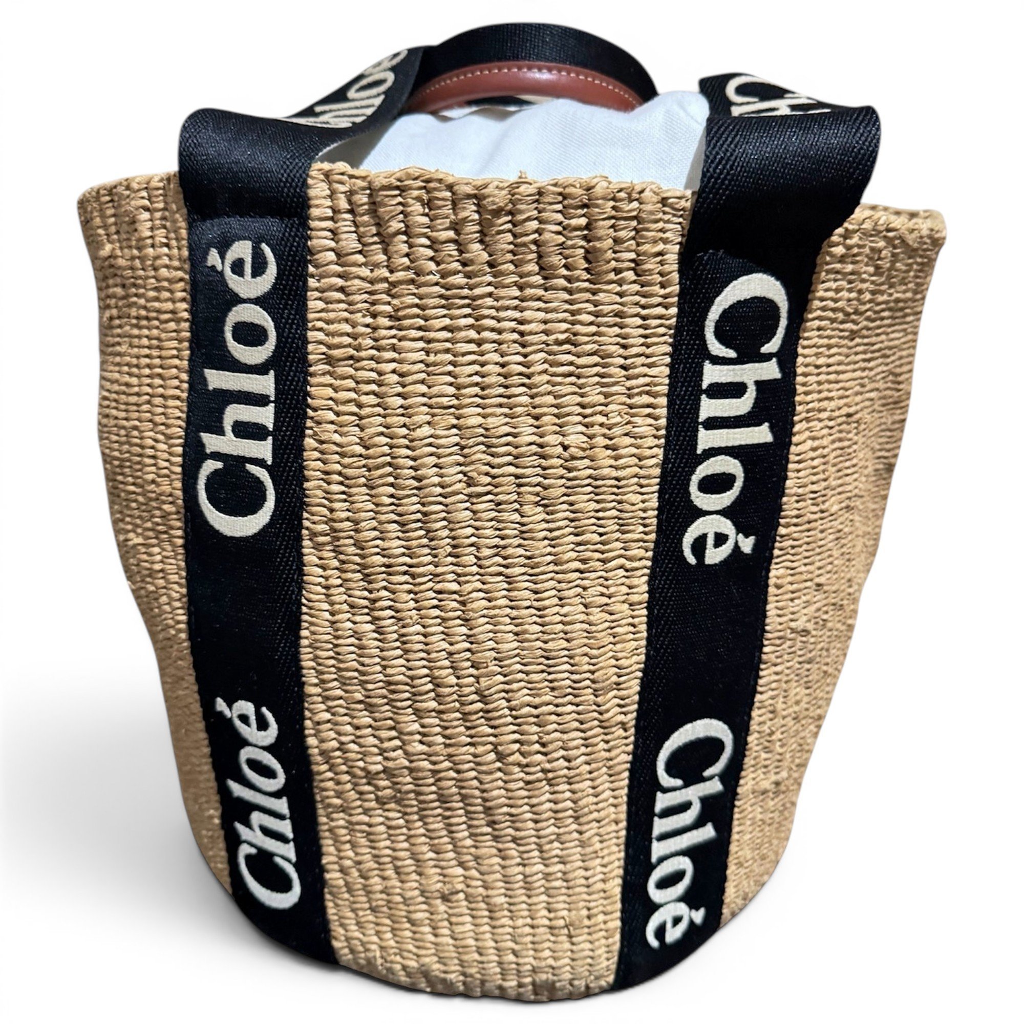 Chloe Woody Basket tote