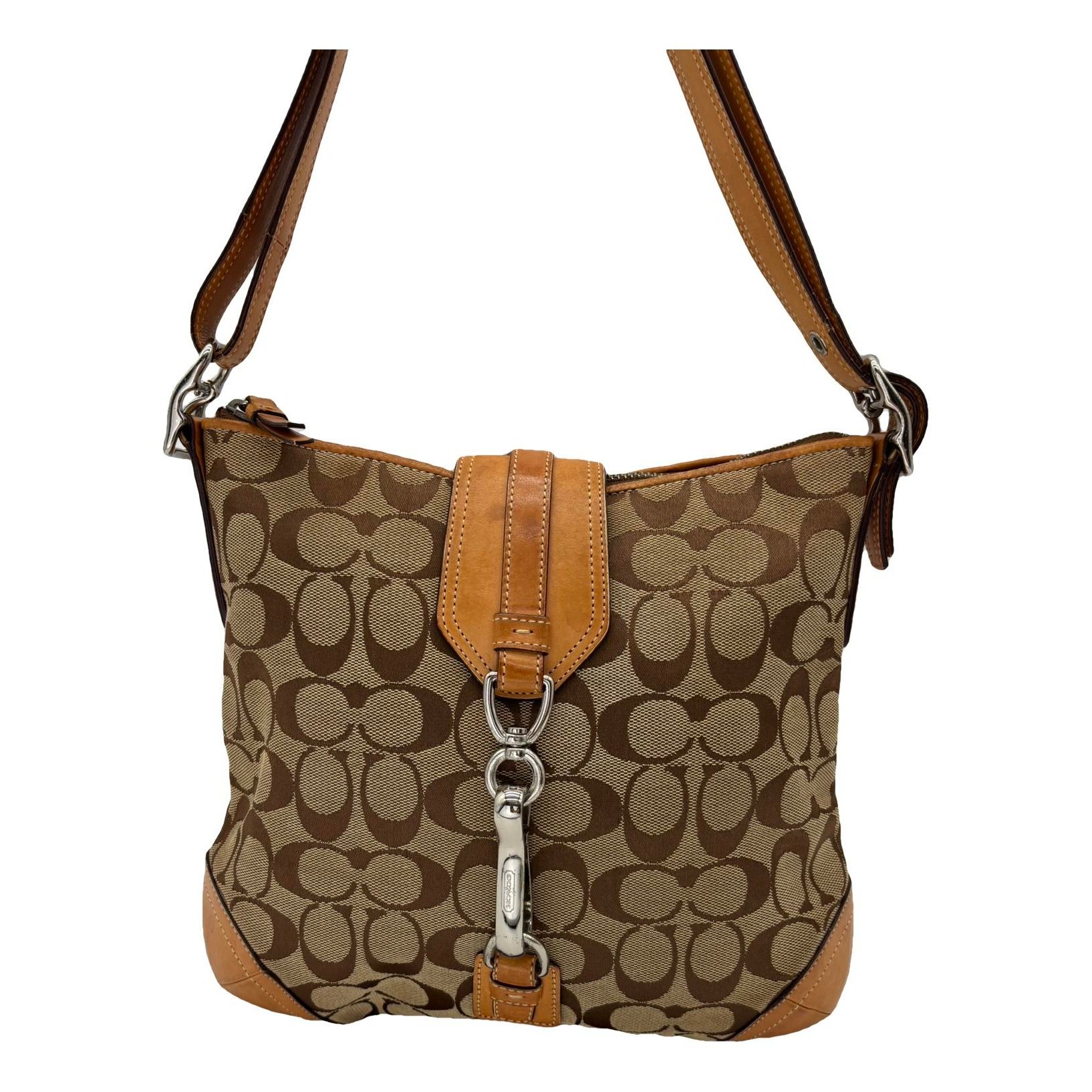 Signature Sufflette leather handbag