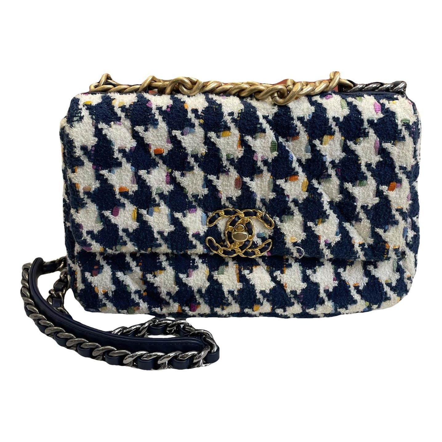 Chanel 19 tweed handbag