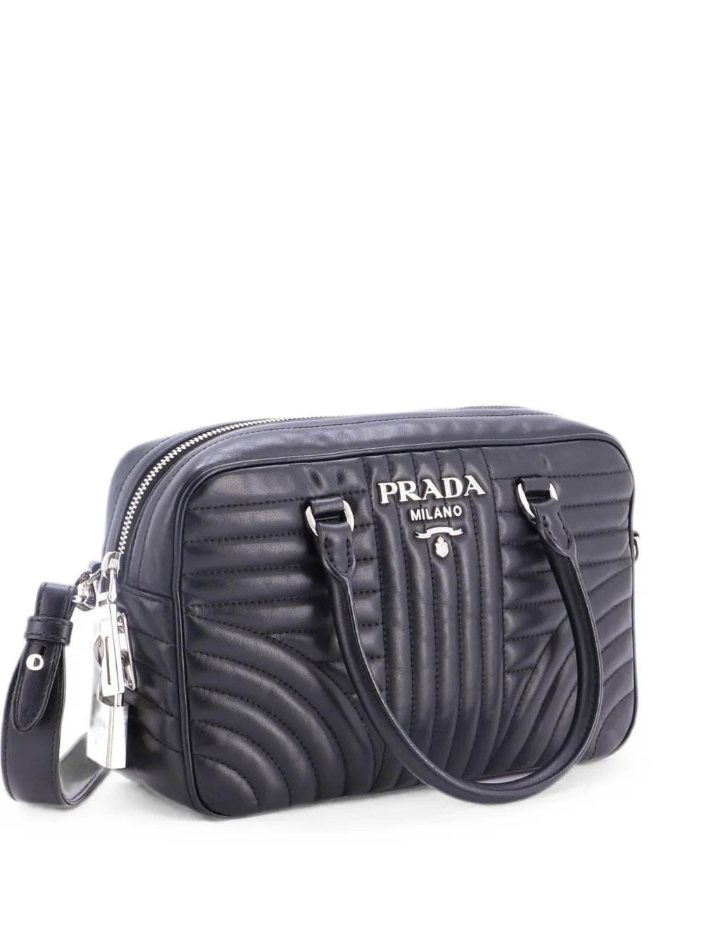 Bowling Bag Diagramme Quilted Leather Medium handbag