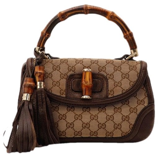 Bambou Diva leather handbag
