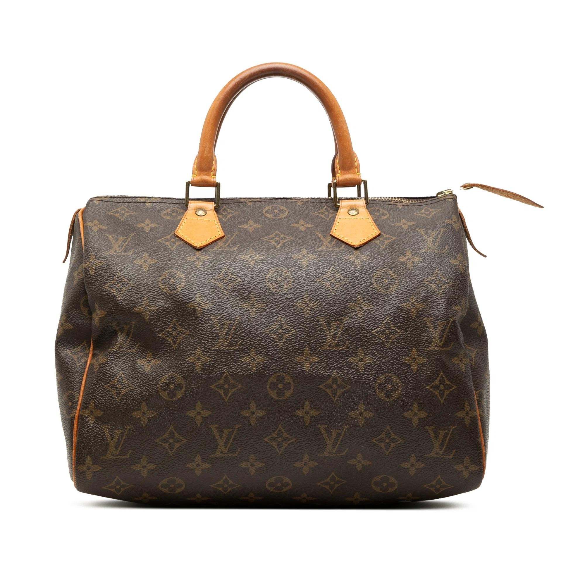 Speedy leather bag