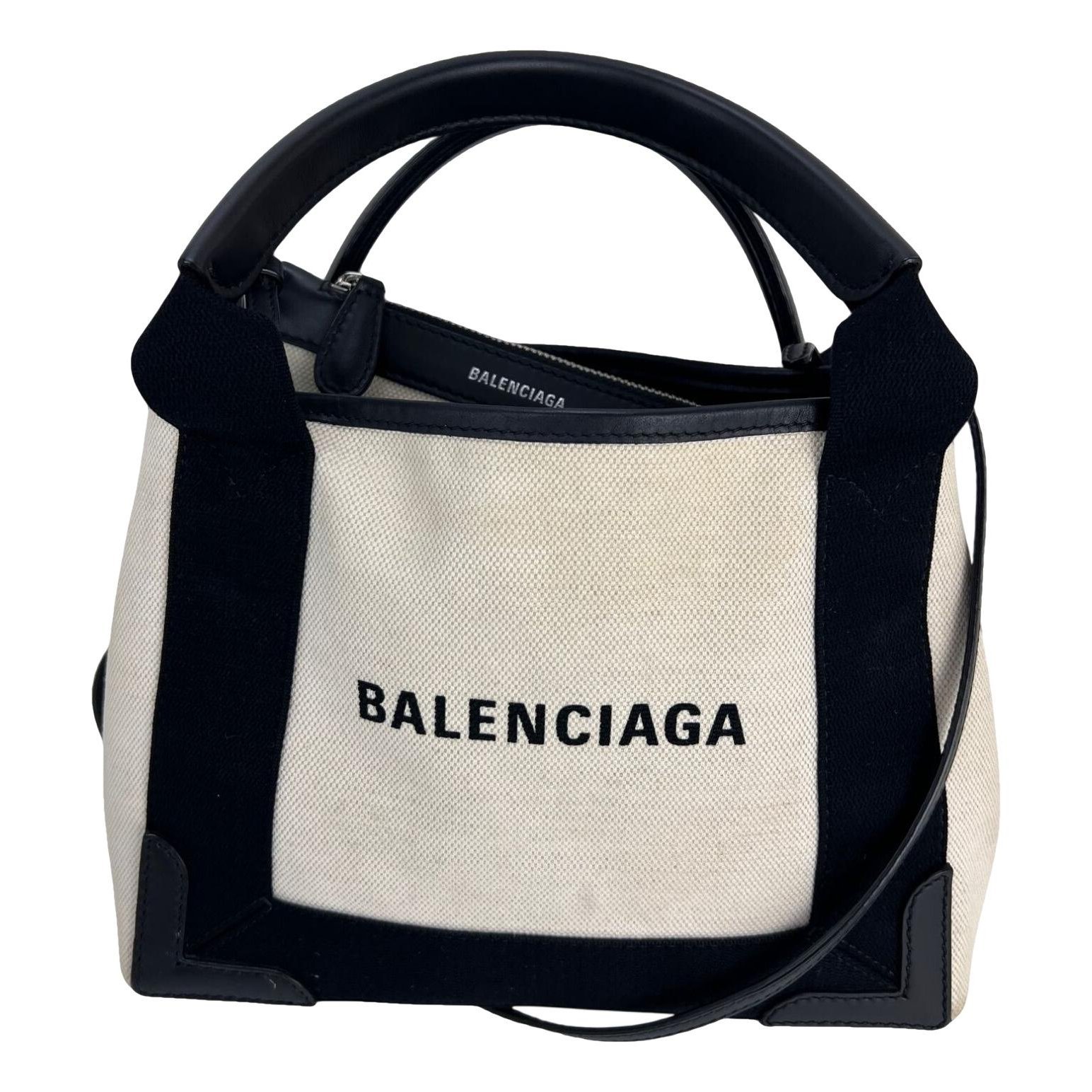 Balenciaga Navy cabas tote