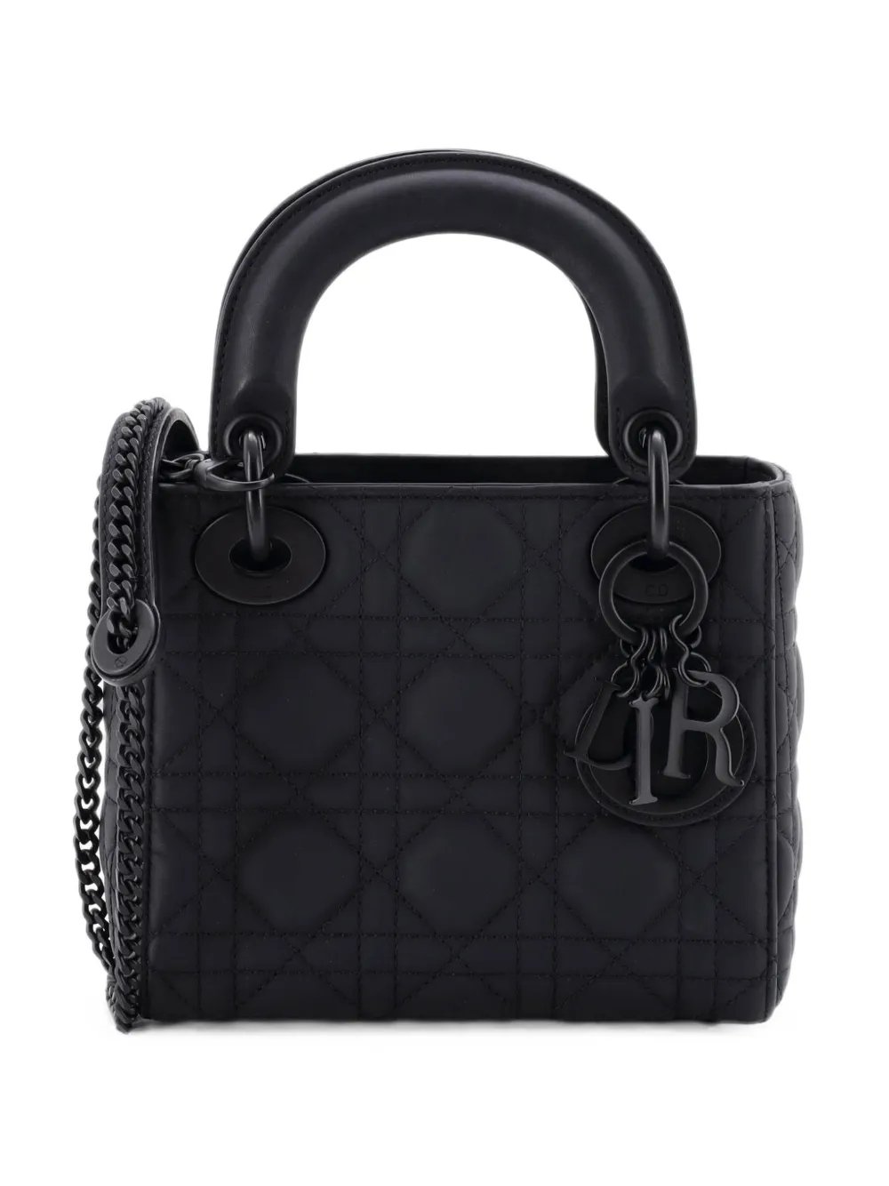 Ultra Matte Lady Dior Chain Bag Cannage Quilt Calfskin Mini shoulder bag