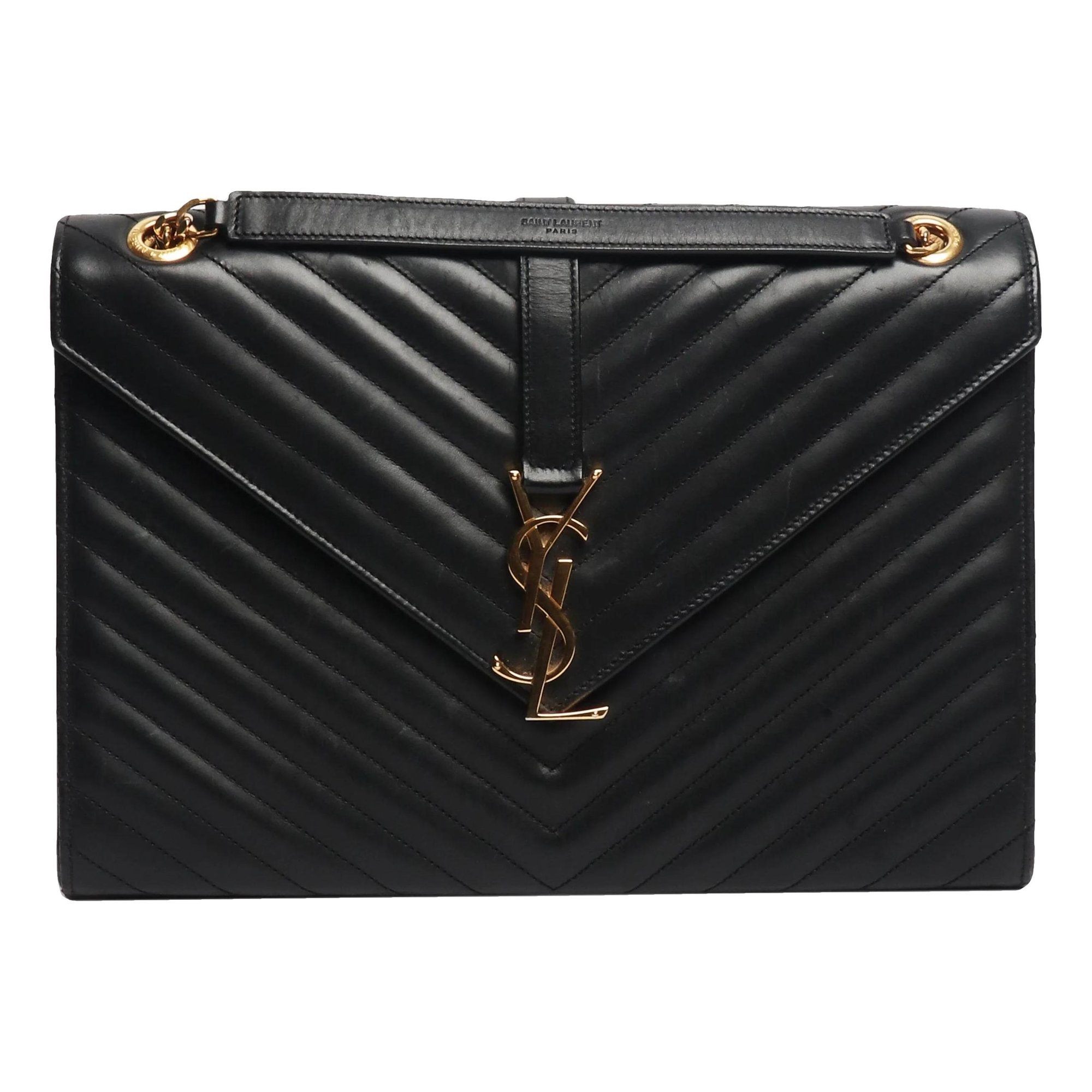 Envelope leather bag
