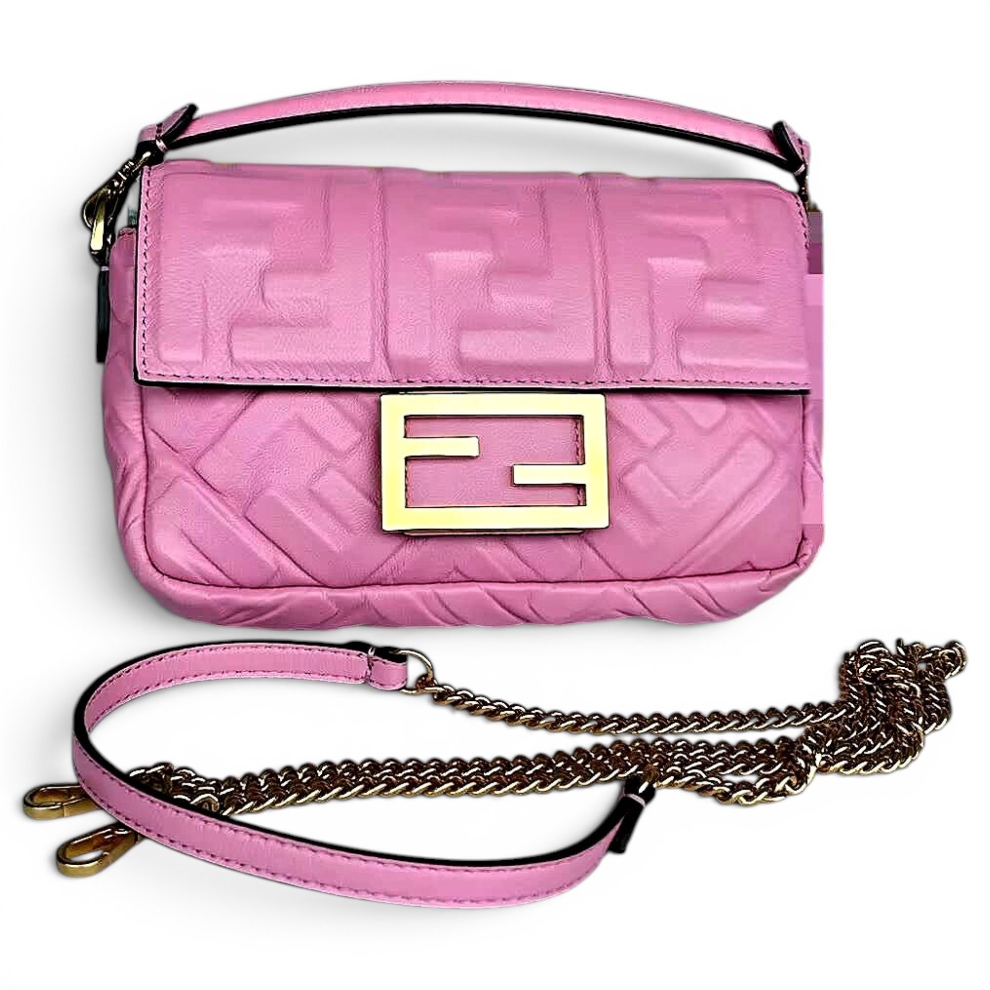 Baguette leather handbag