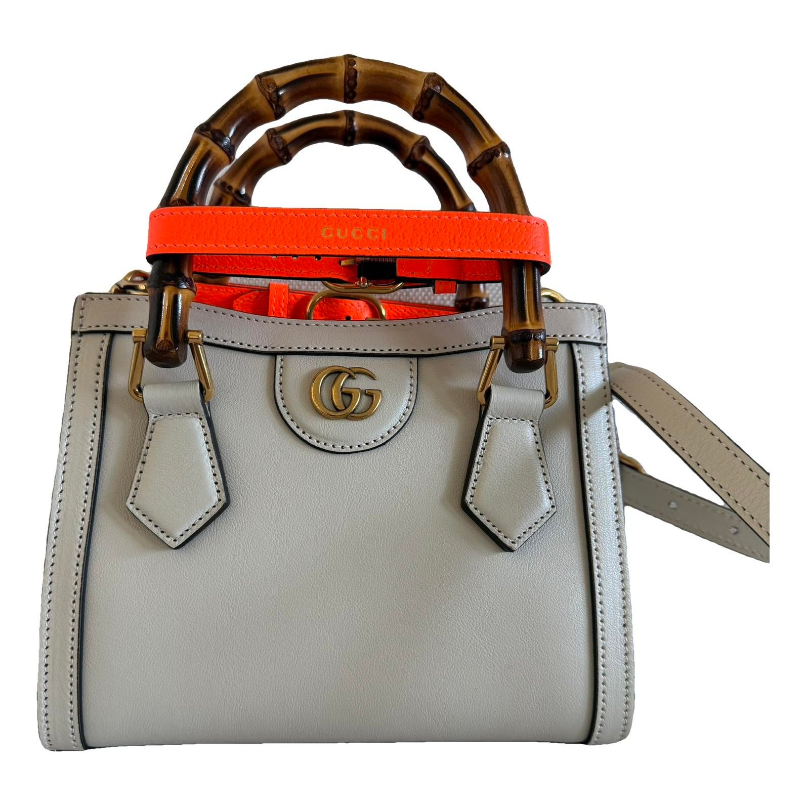 Diana Bamboo leather tote