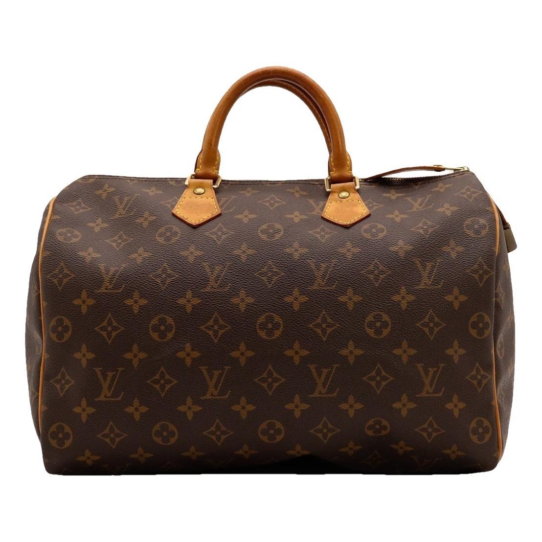 Speedy leather handbag