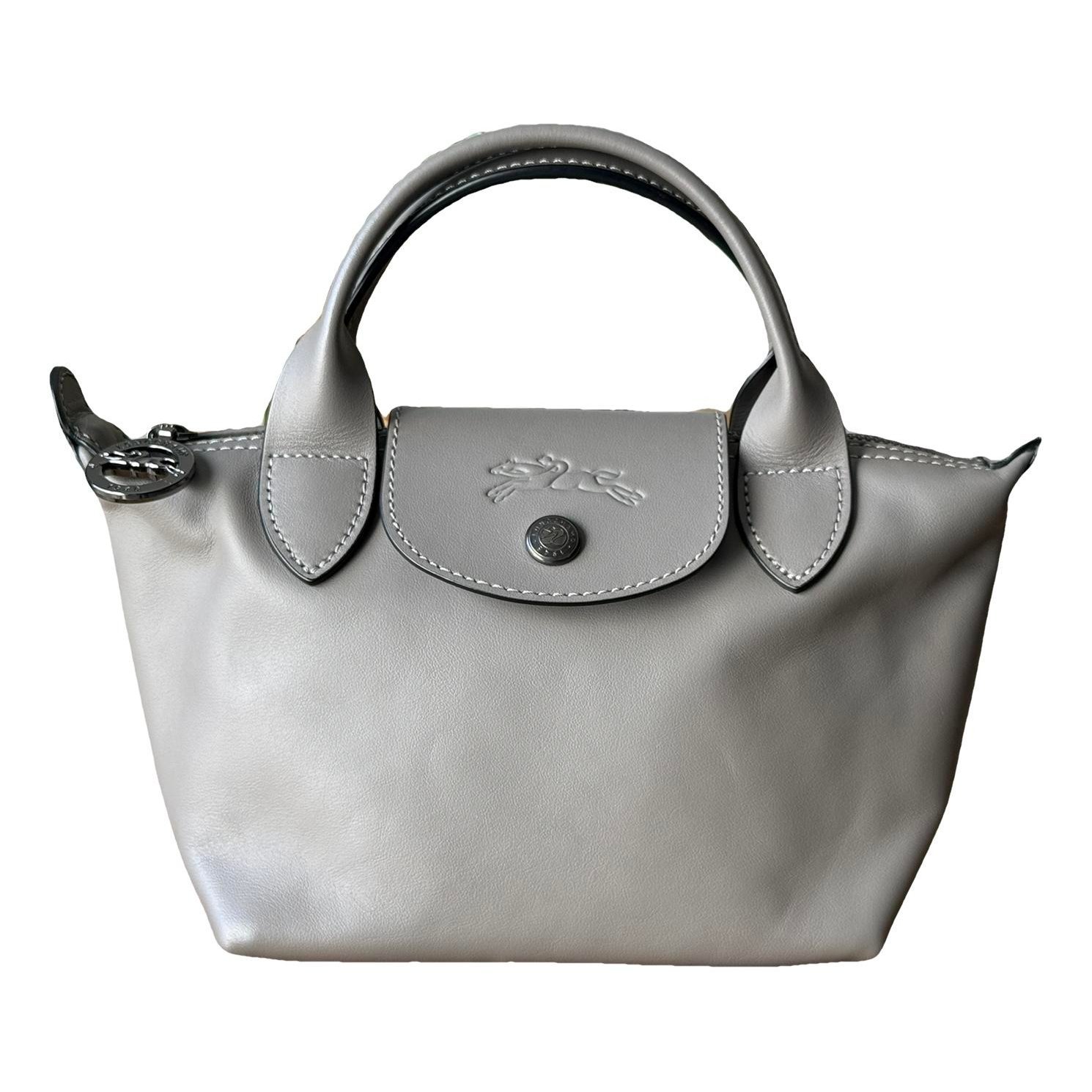 Pliage leather crossbody bag