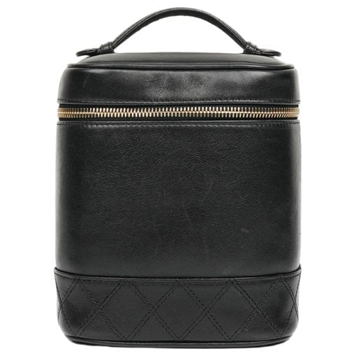 Vanity leather handbag