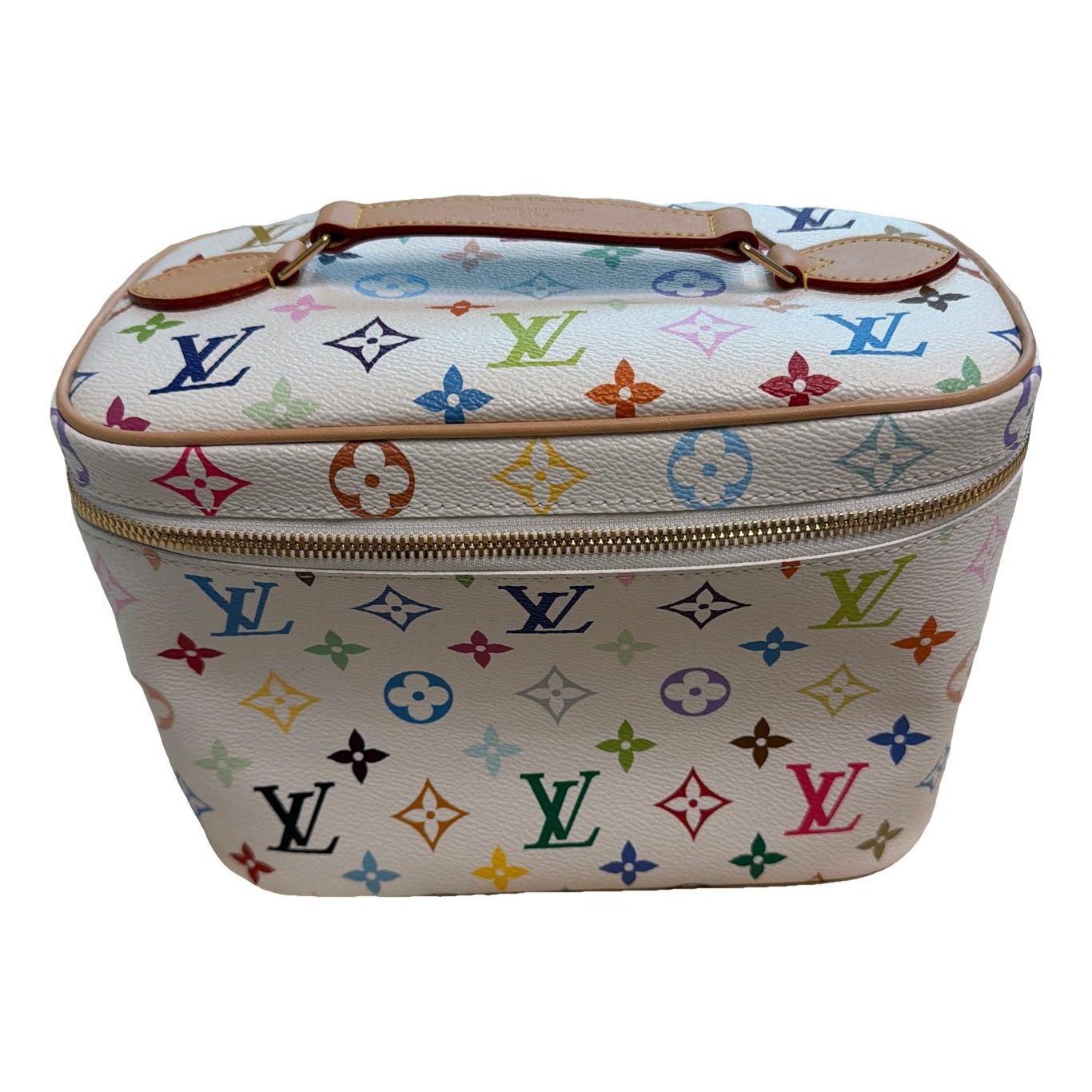 Vanity leather handbag
