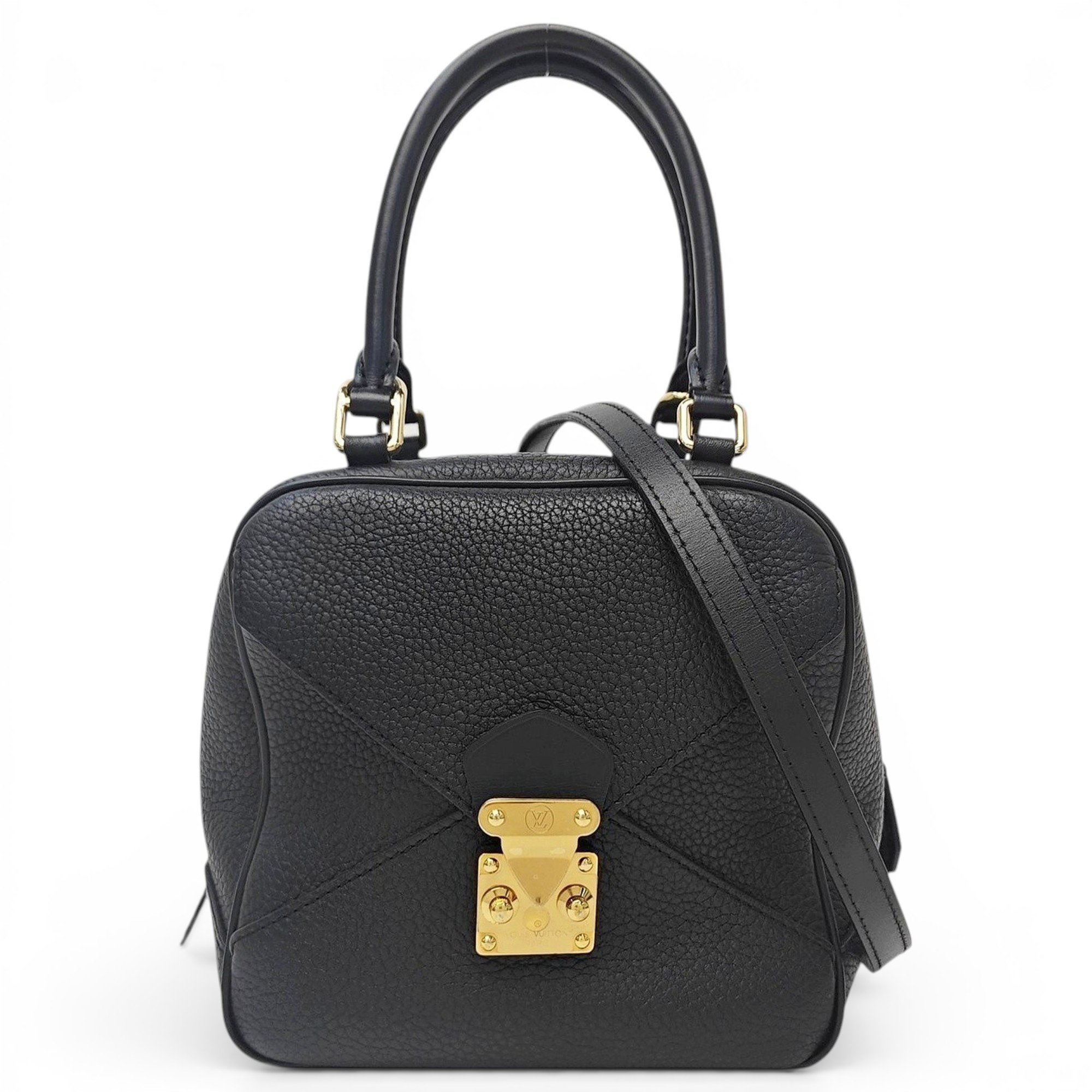 Square bag leather handbag