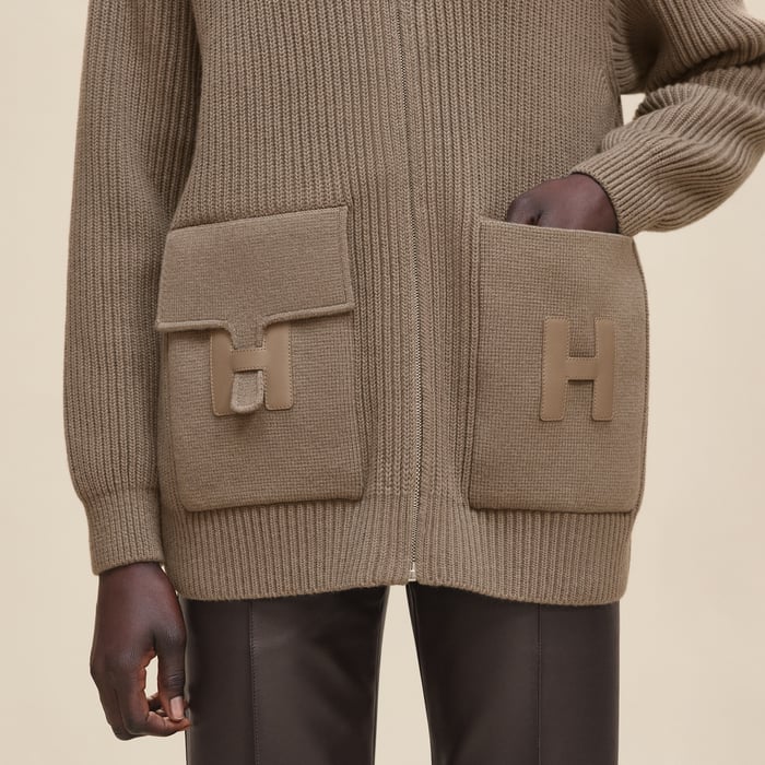 Wool Knit Jacket