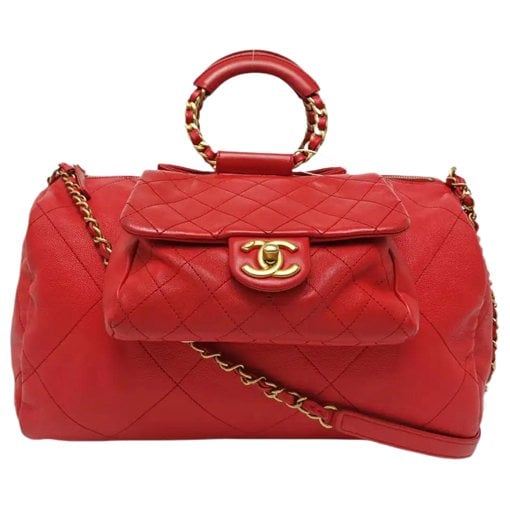 Leather crossbody bag