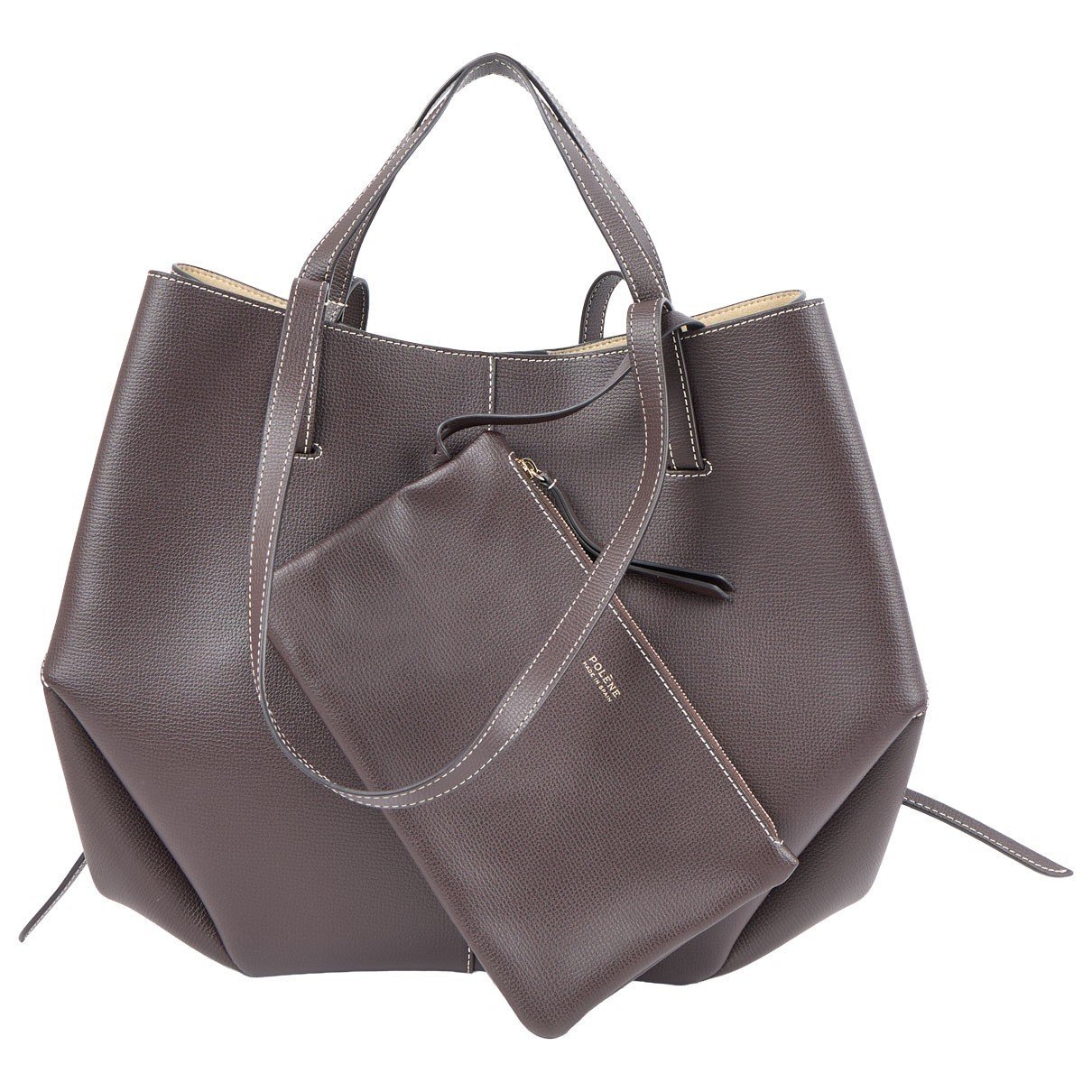 Leather tote