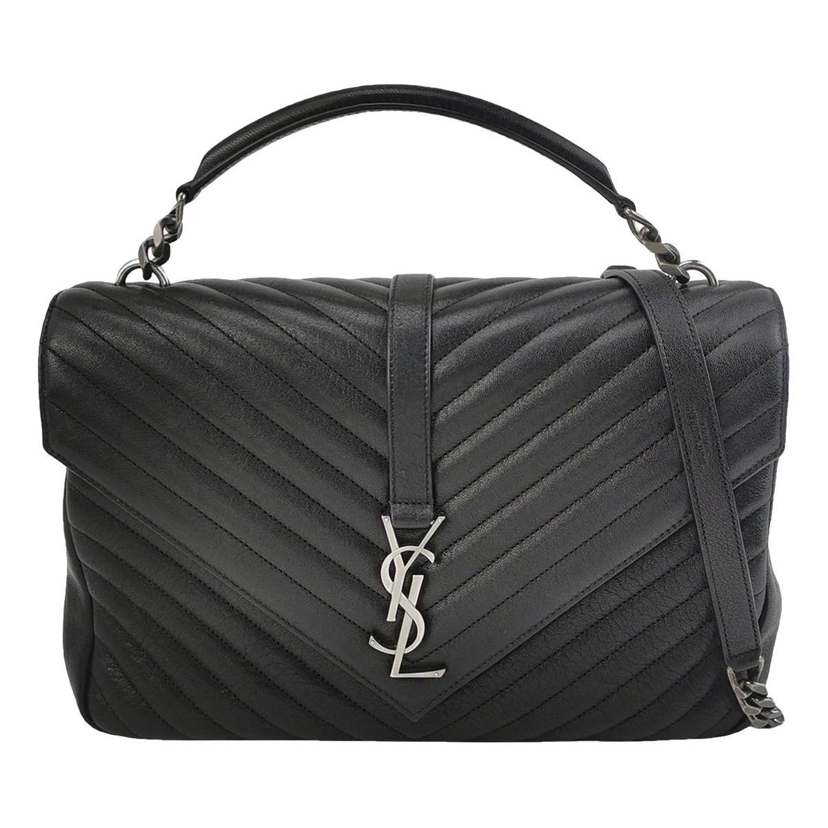 Collége monogramme leather handbag