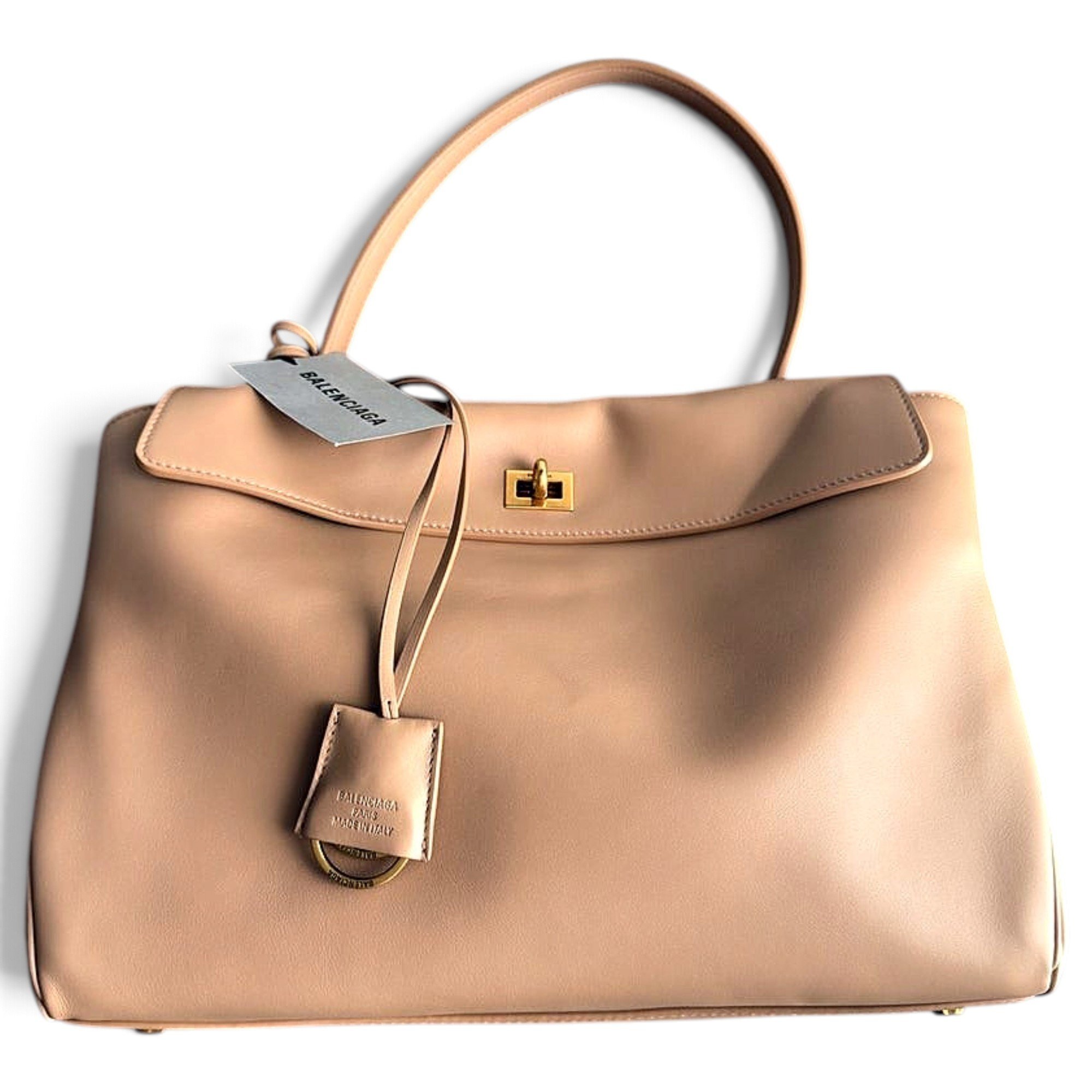 Balenciaga Rodeo leather handbag