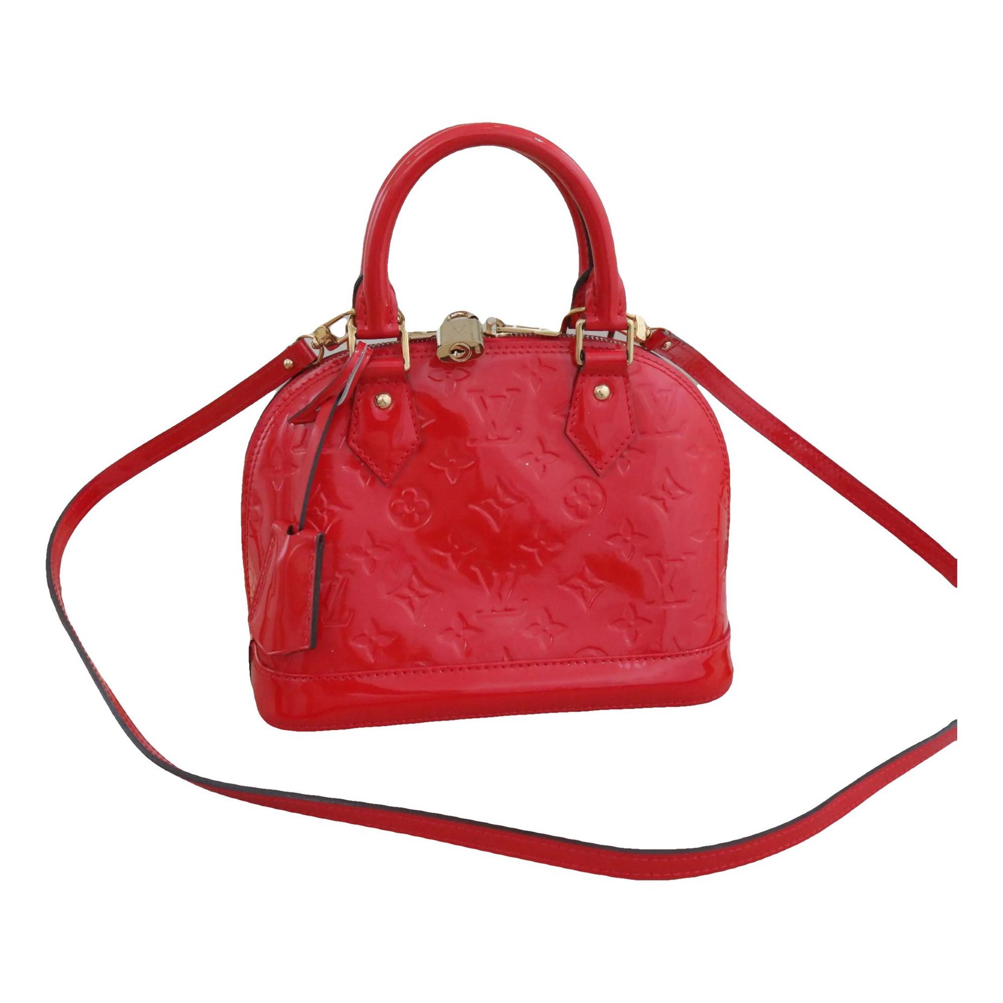 Alma BB patent leather handbag