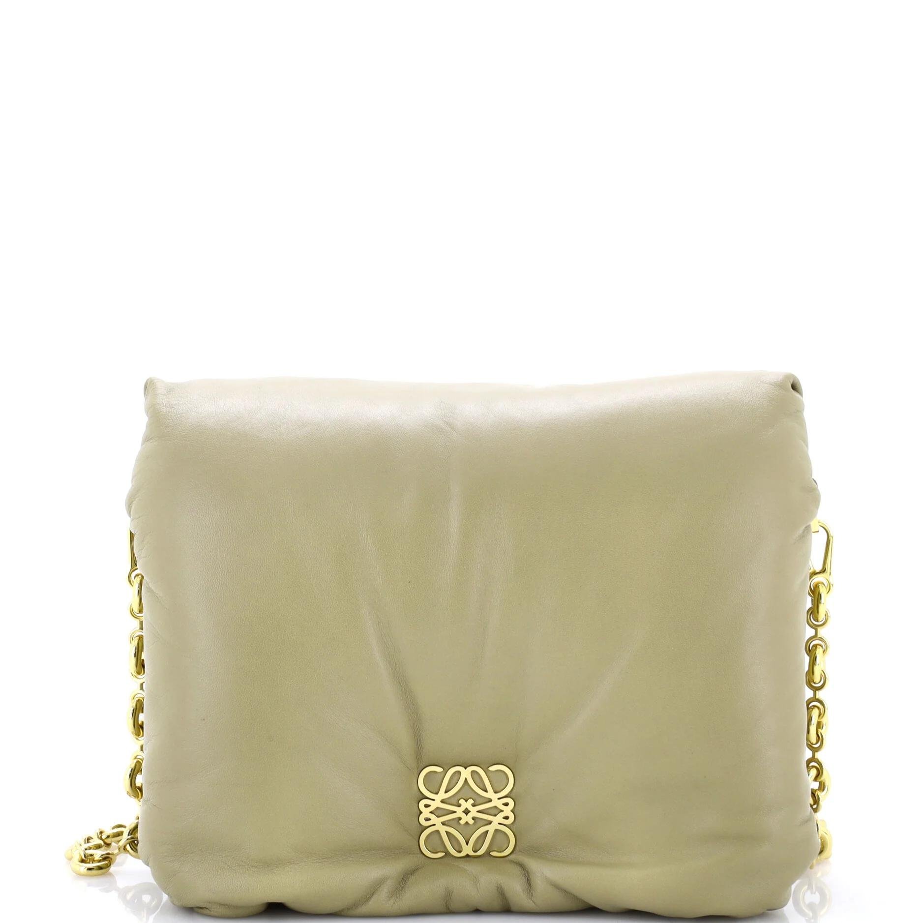 Goya Puffer leather handbag