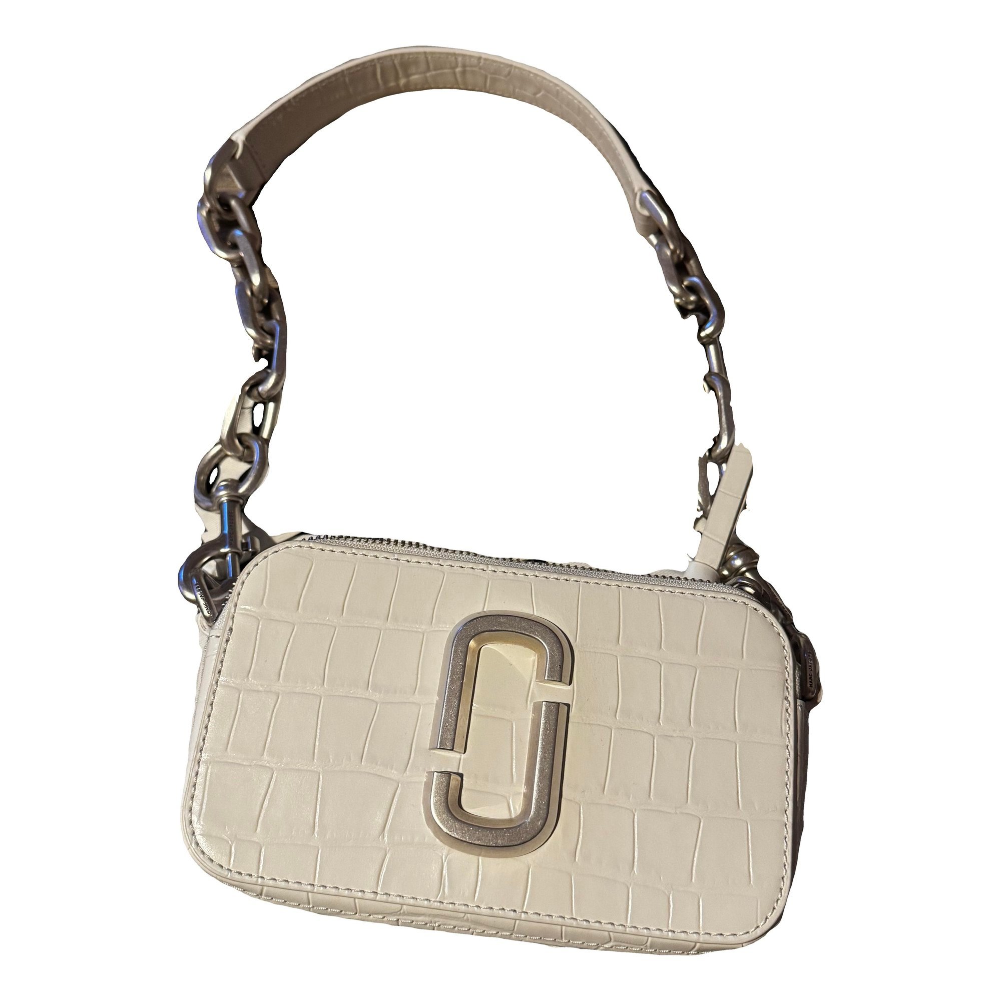 Snapshot leather handbag