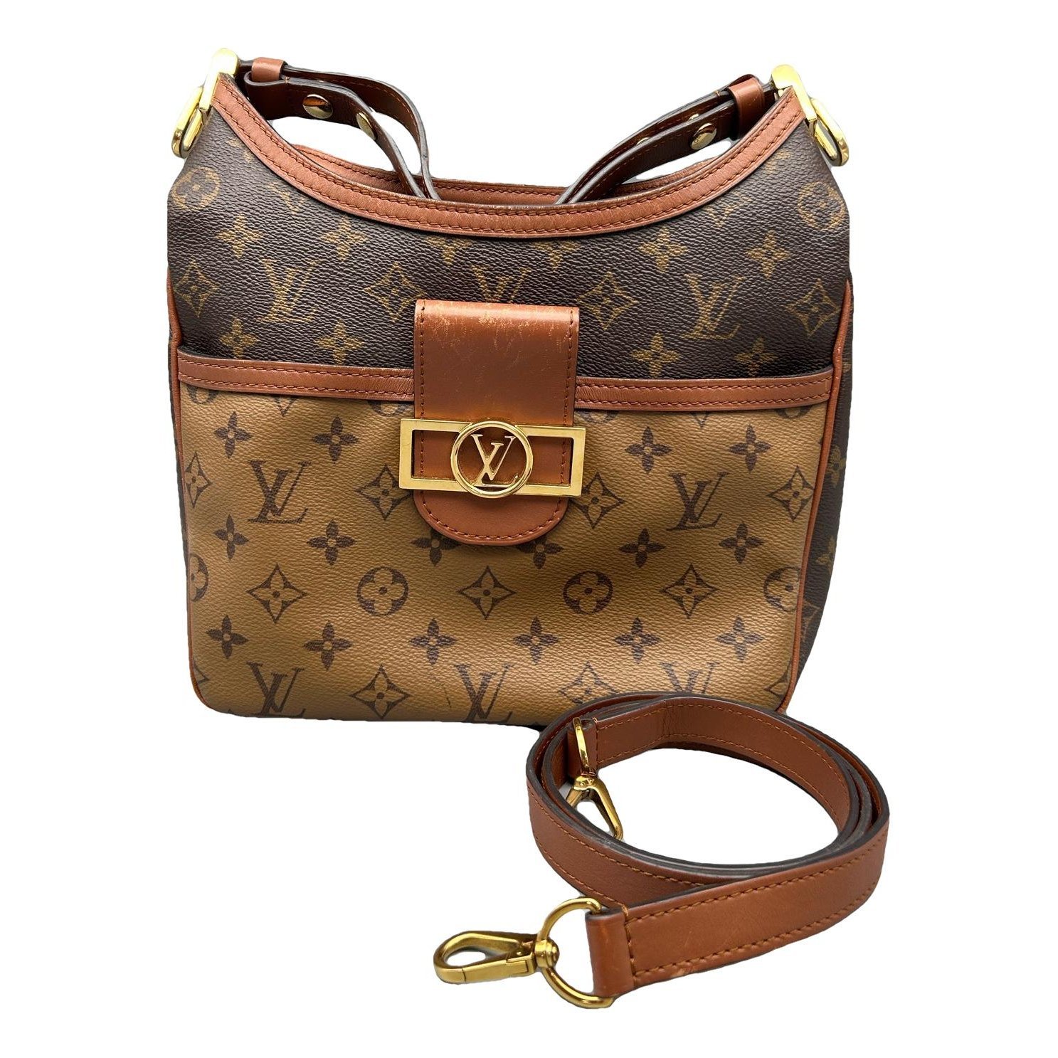 Dauphine Hobo leather handbag