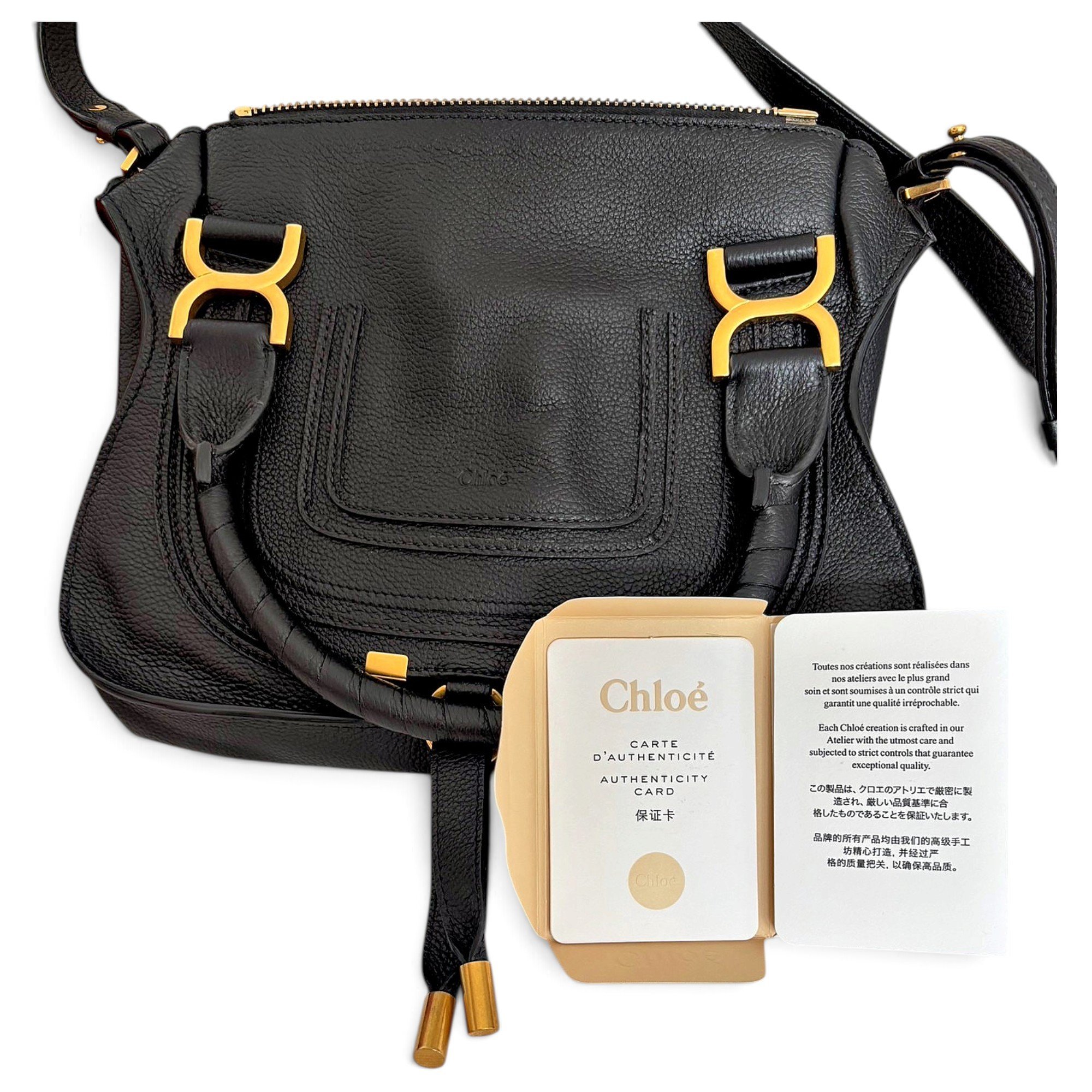 Marcie leather handbag