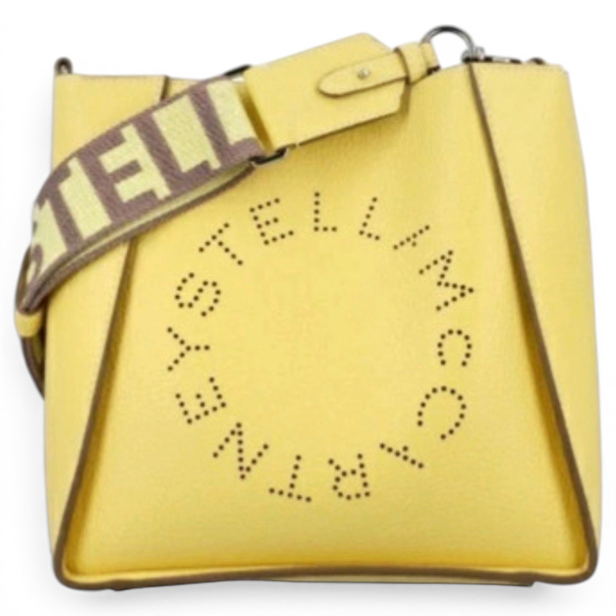 Logo vegan leather handbag