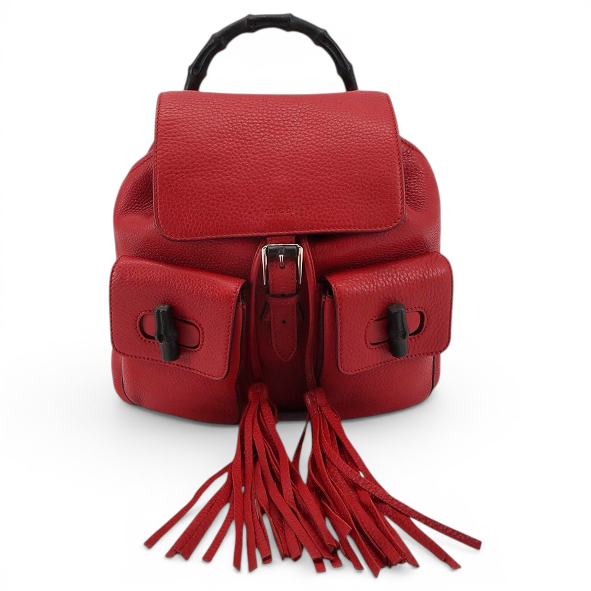 Bamboo leather handbag