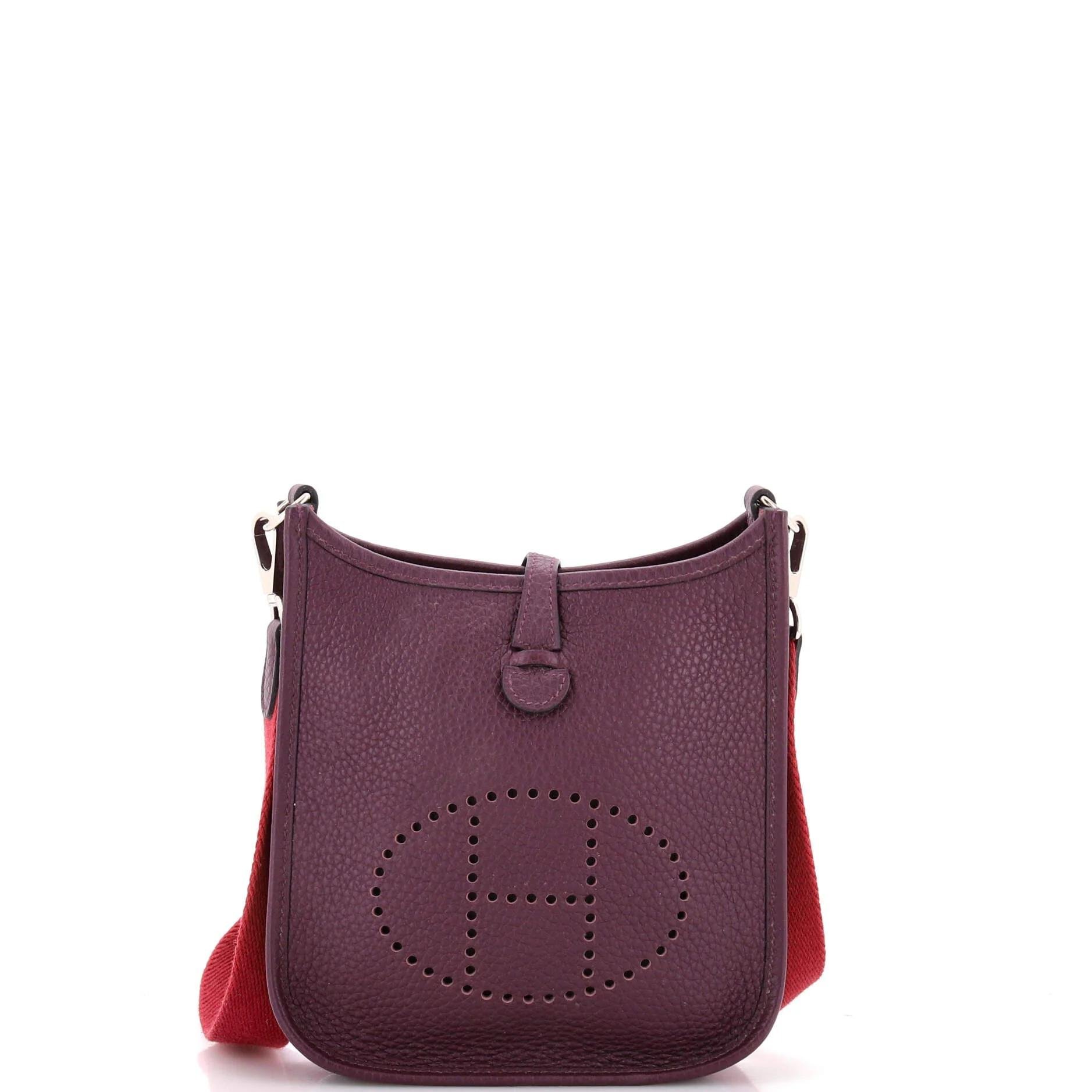 Mini Evelyne leather crossbody bag