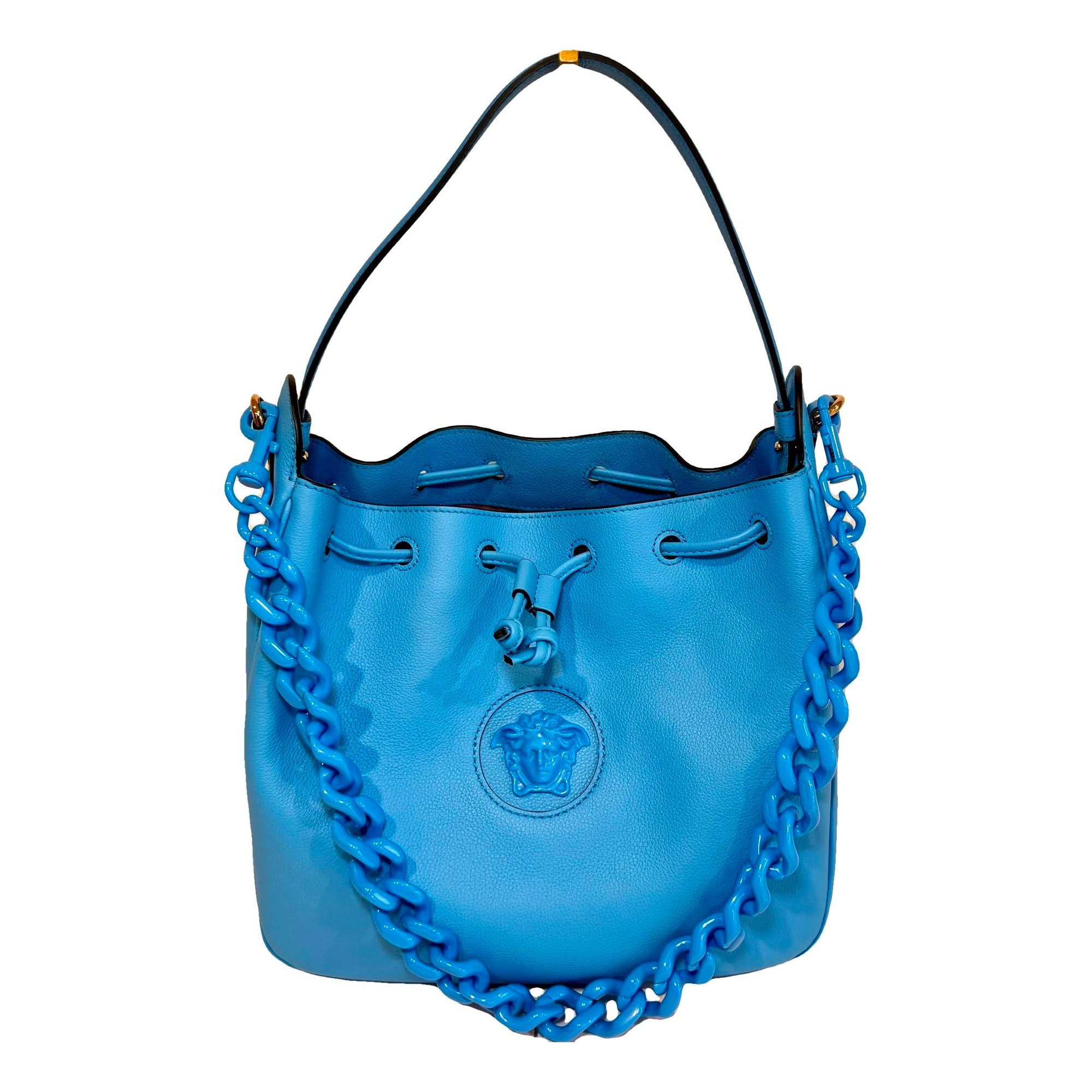 Versace La Medusa leather handbag