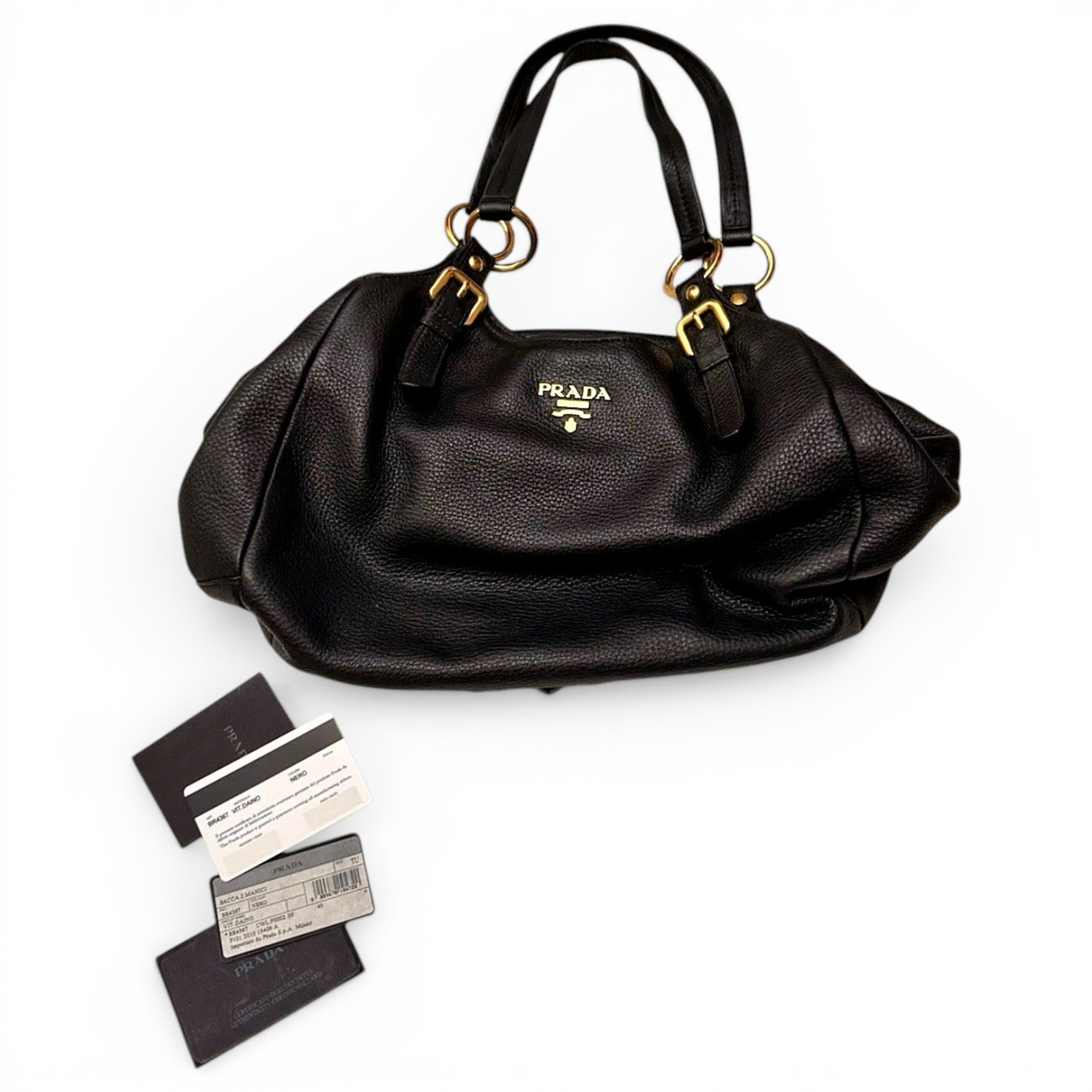 Leather handbag