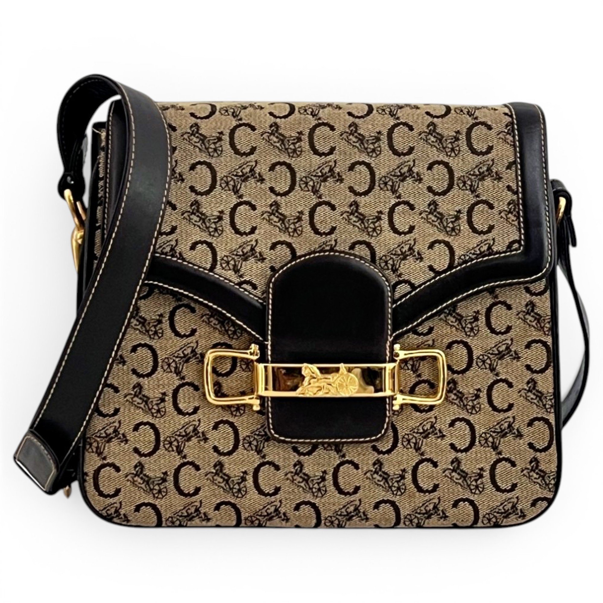 Triomphe cloth handbag