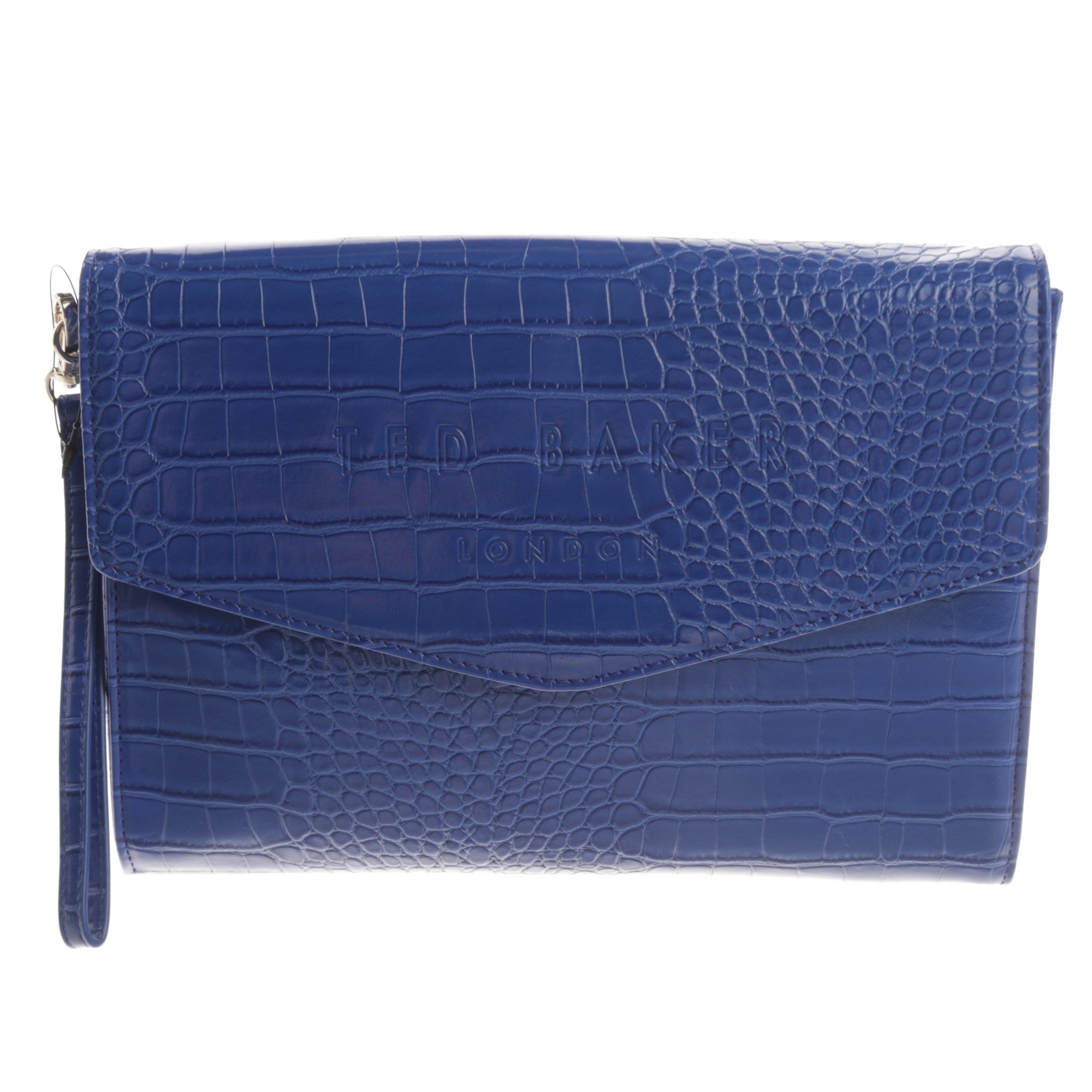 Leather clutch bag