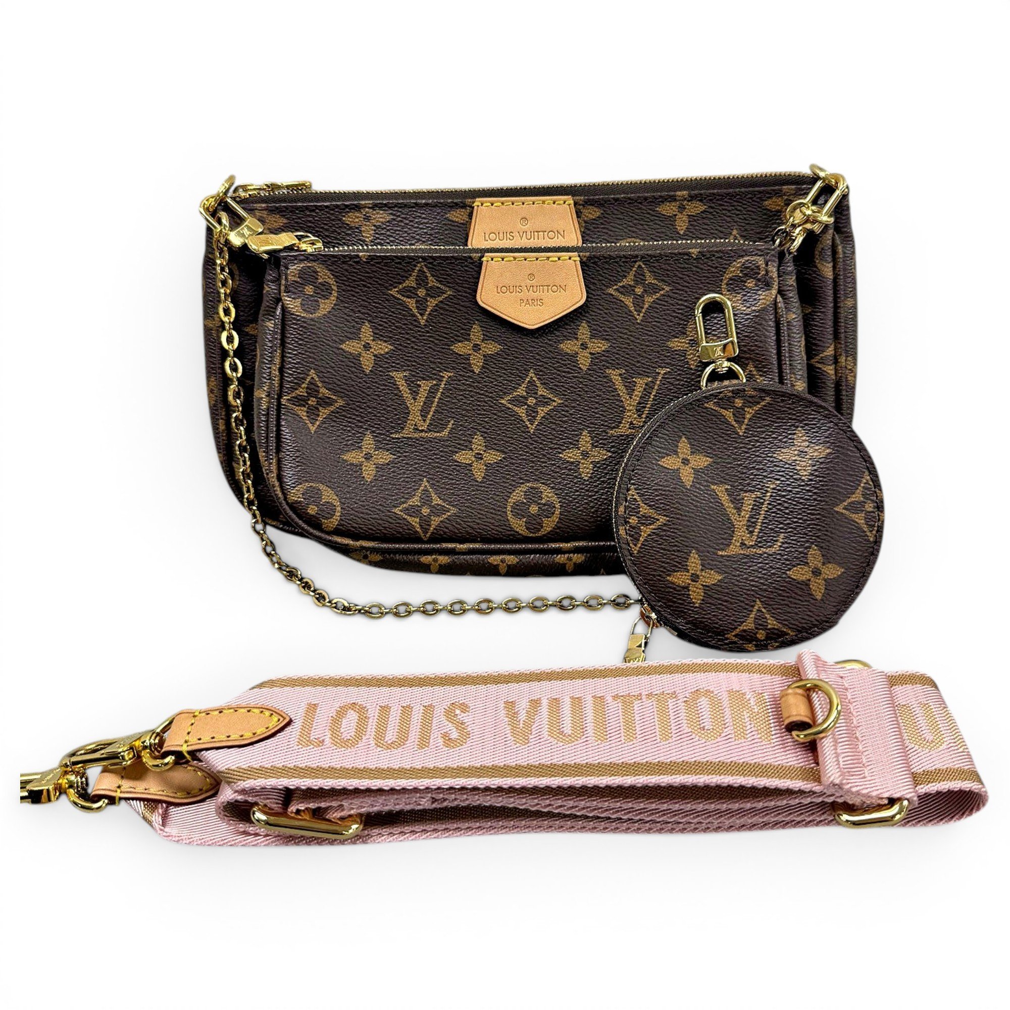 Multi Pochette Accessoires leather handbag